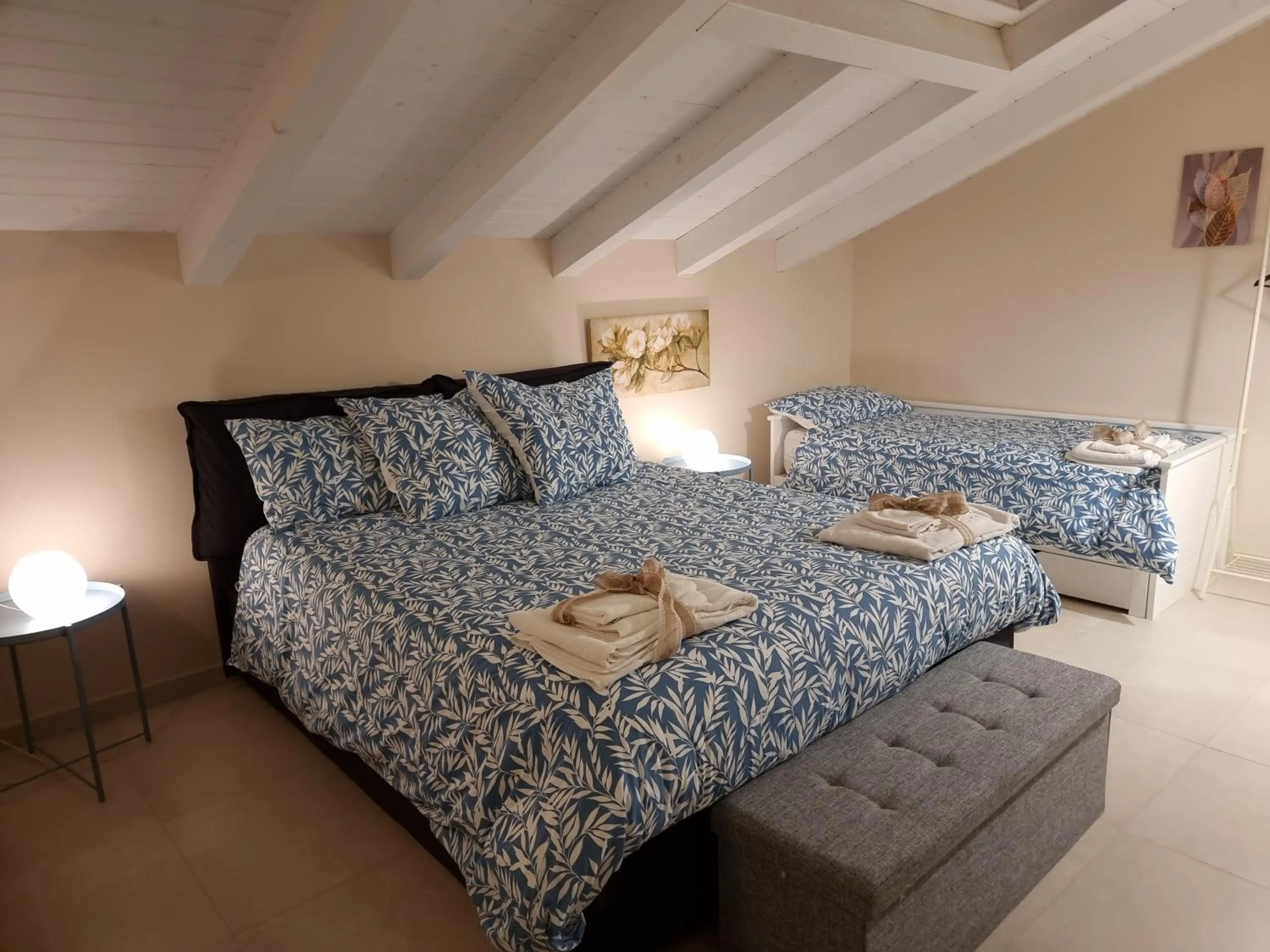 Bed in Luxury Panoramic Loft with heated pool near Catania, Taormina, the Sea and Mount Etna by SicilianRelaxingHomes