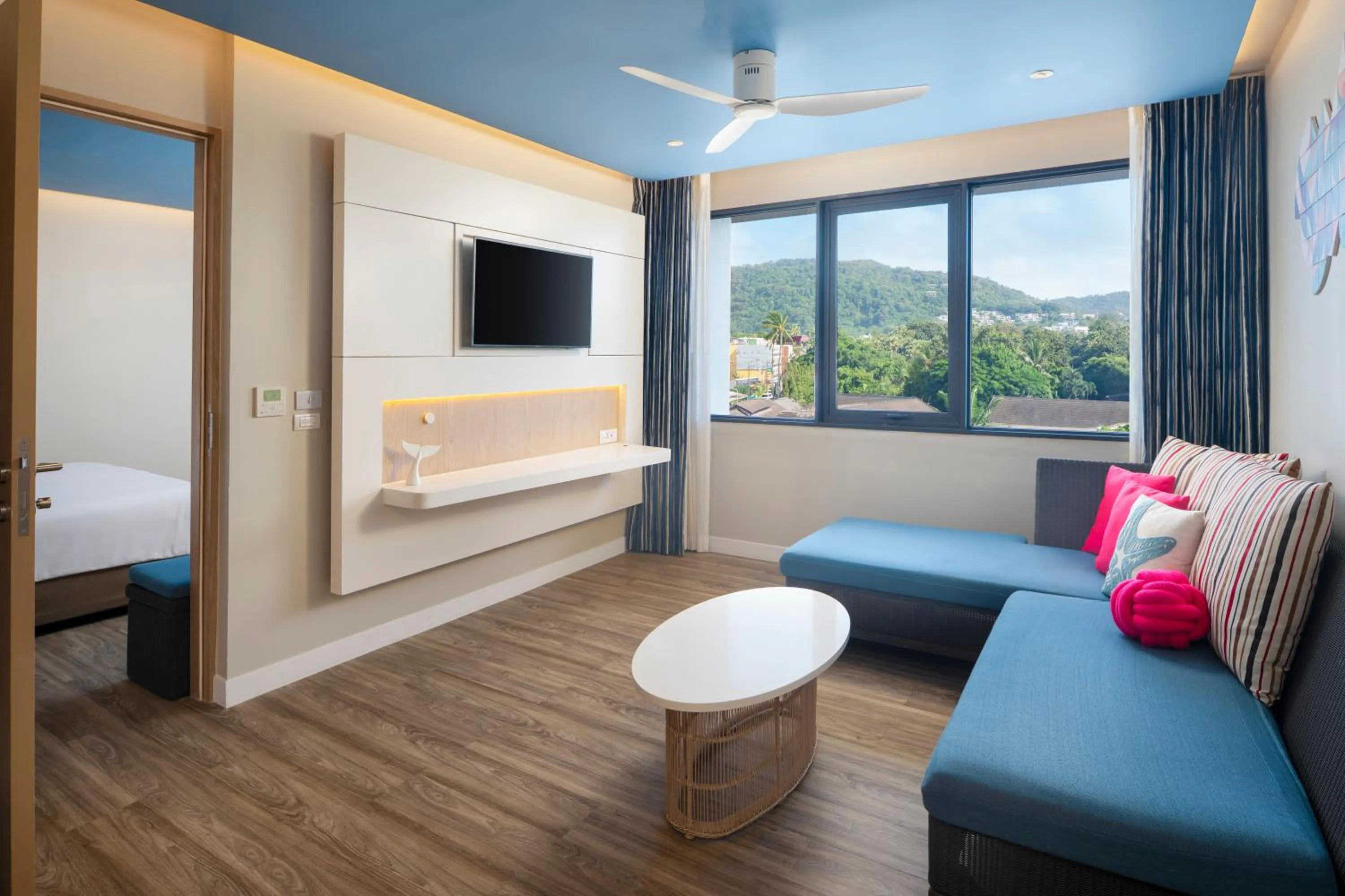 Living room in OZO Phuket