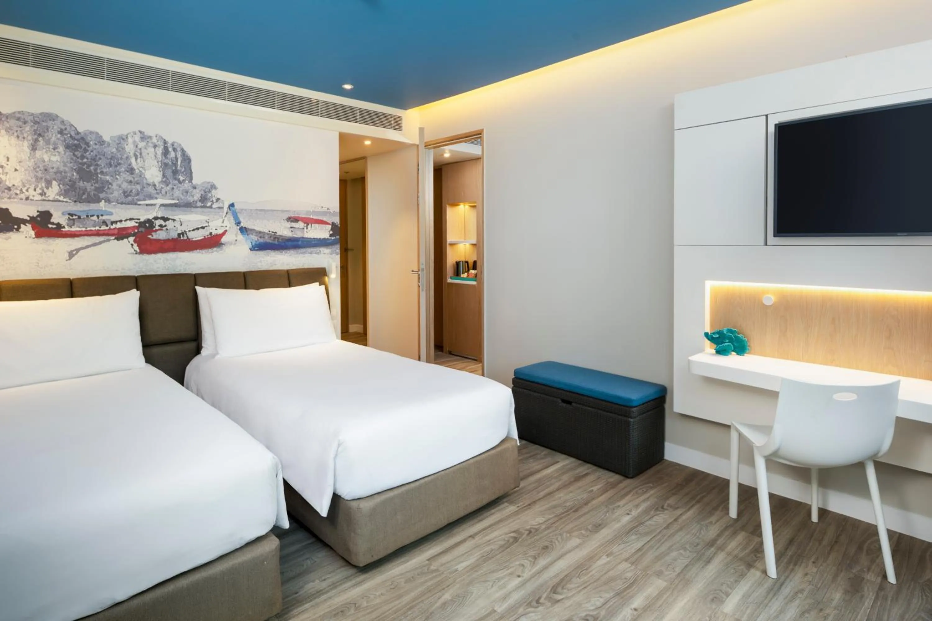 Bedroom, Bed in OZO Phuket