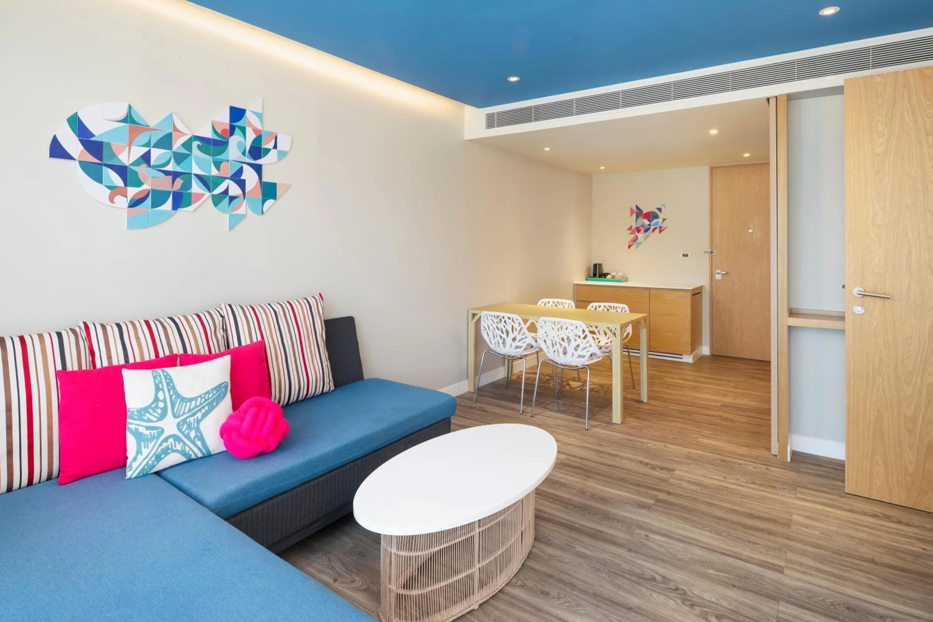 Living room in OZO Phuket