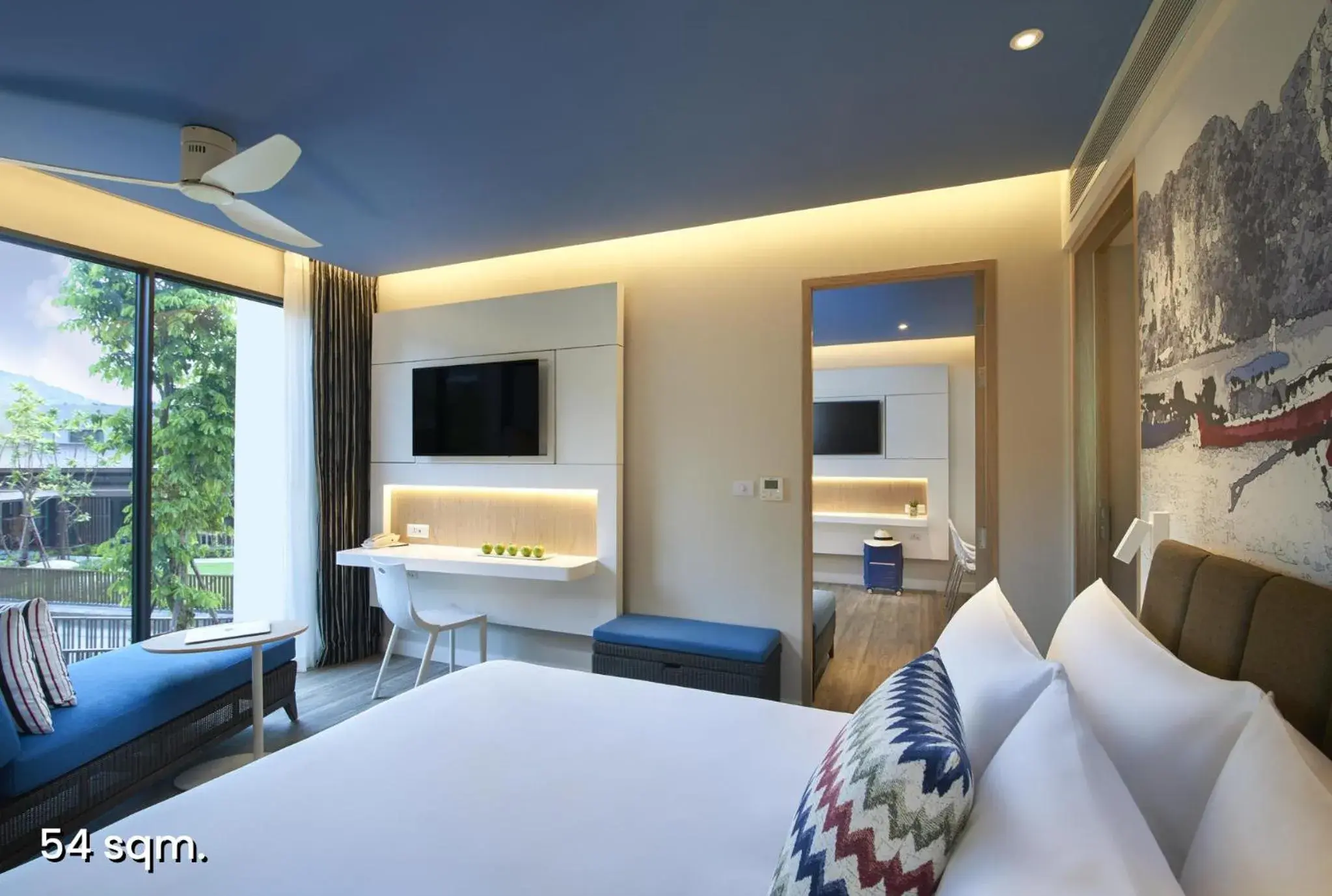 One Bedroom Suite Balcony in OZO Phuket One Bedroom Suite Balcony in OZO Phuket