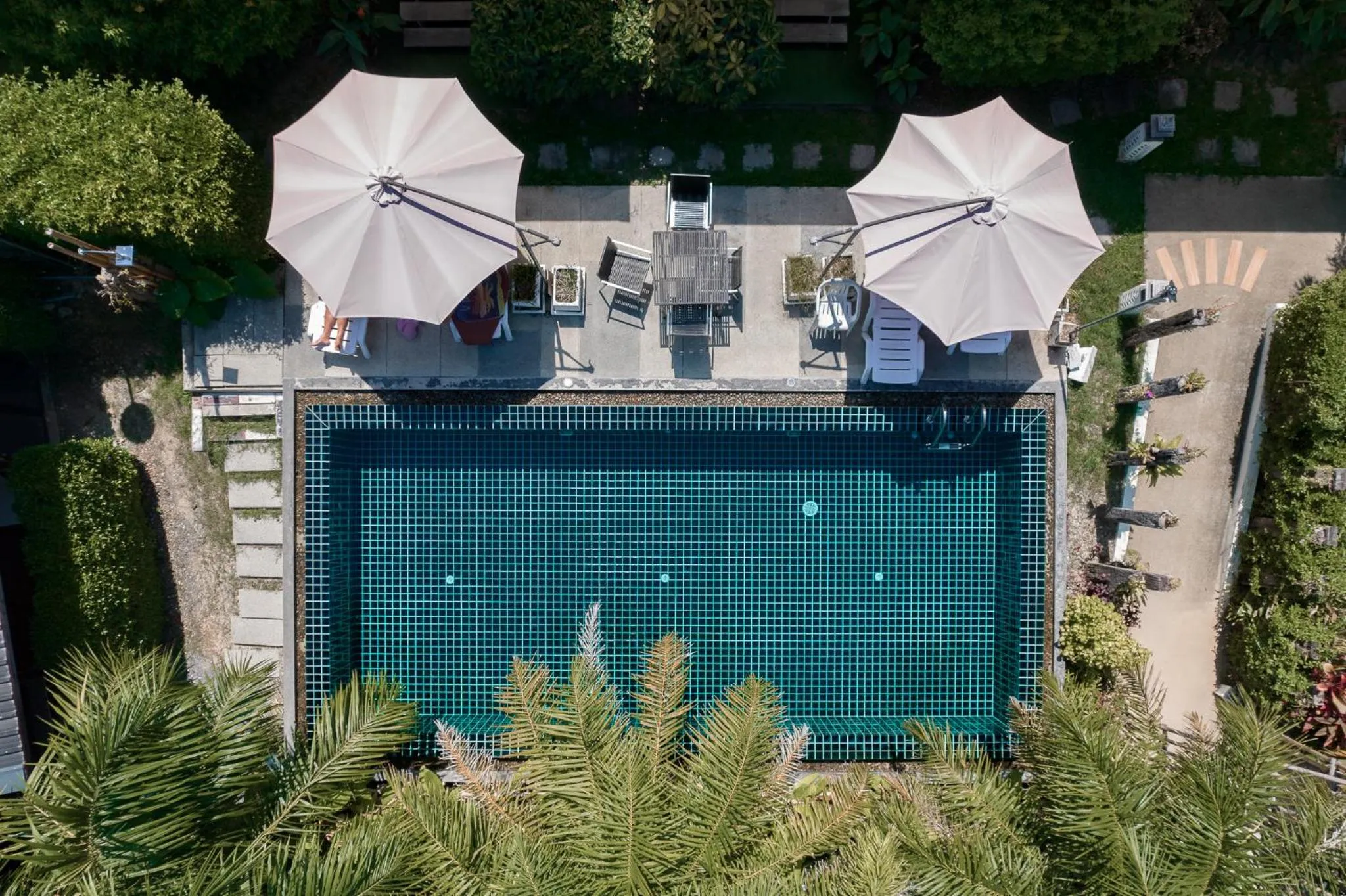 Pool view in The Loft Panwa Resort