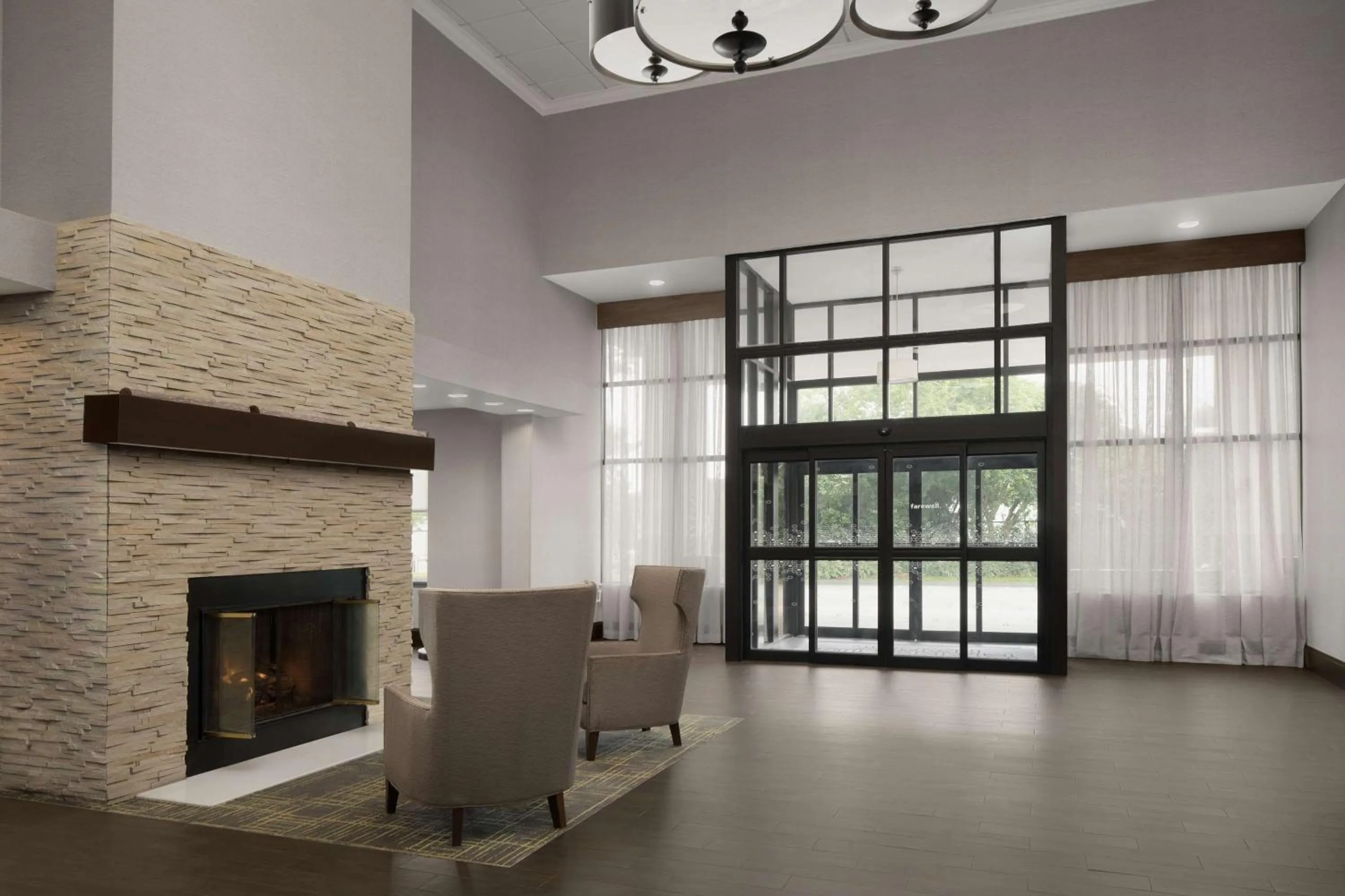 Lobby or reception in Hampton Inn Haverhill