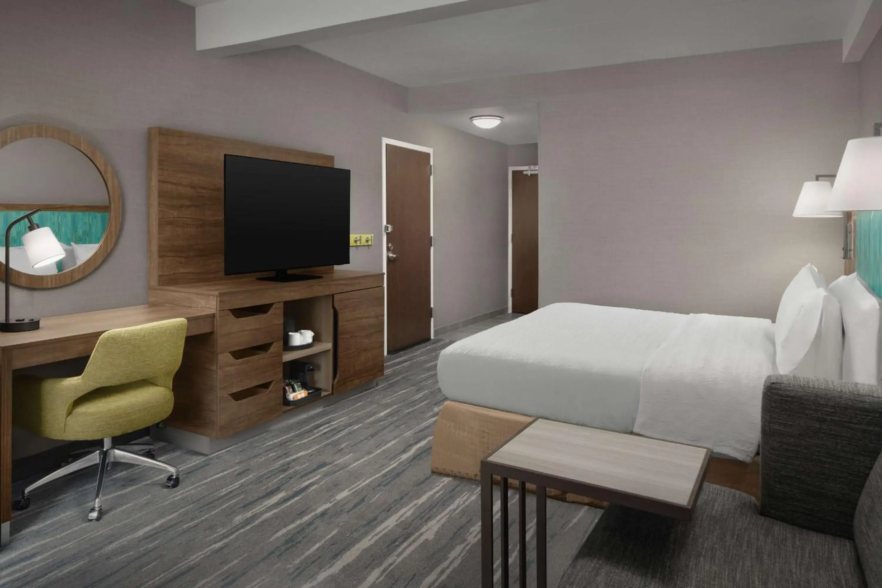 Bed in Hampton Inn Haverhill Bed in Hampton Inn Haverhill