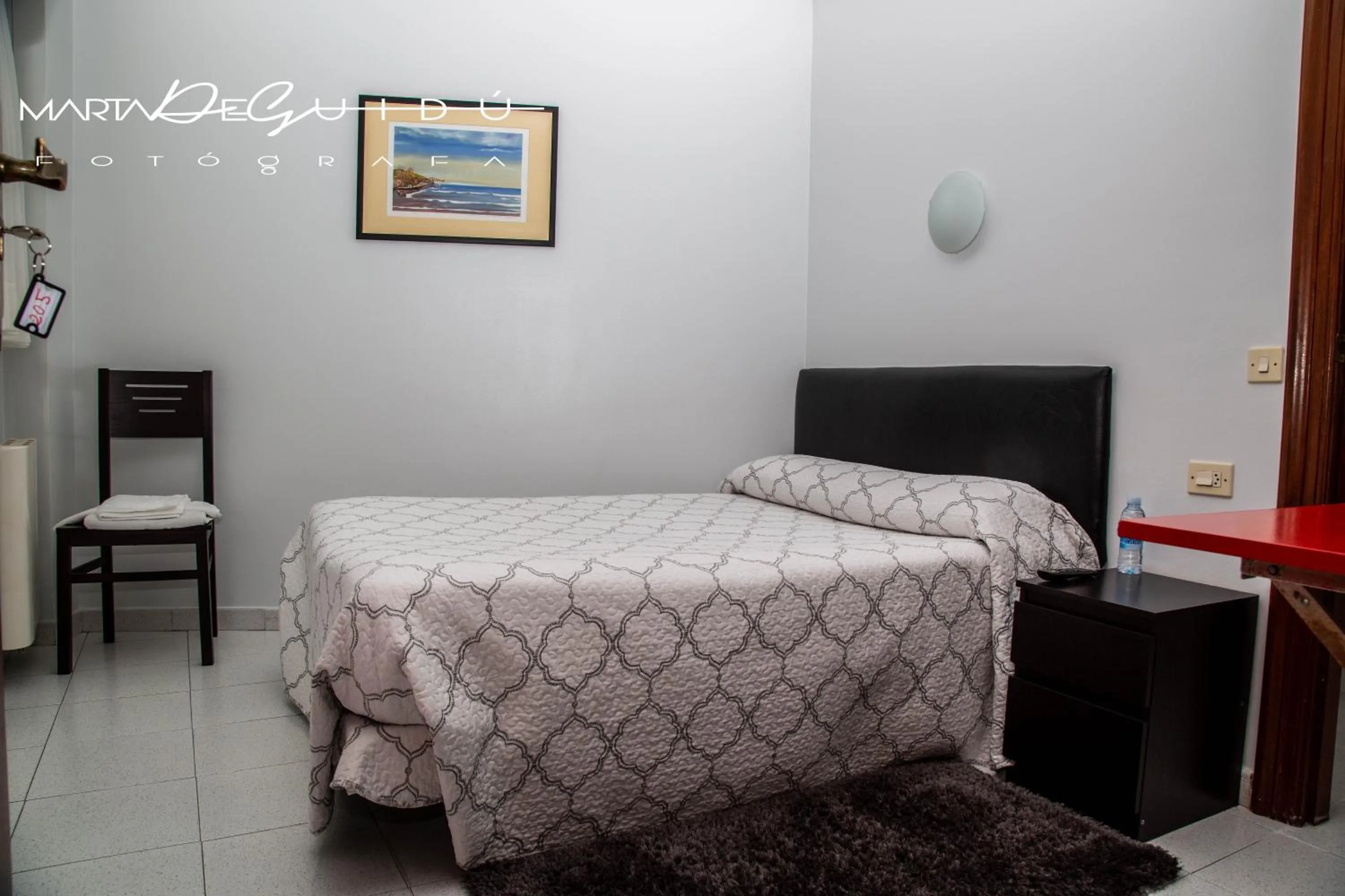 Bed in Pensión La Mar