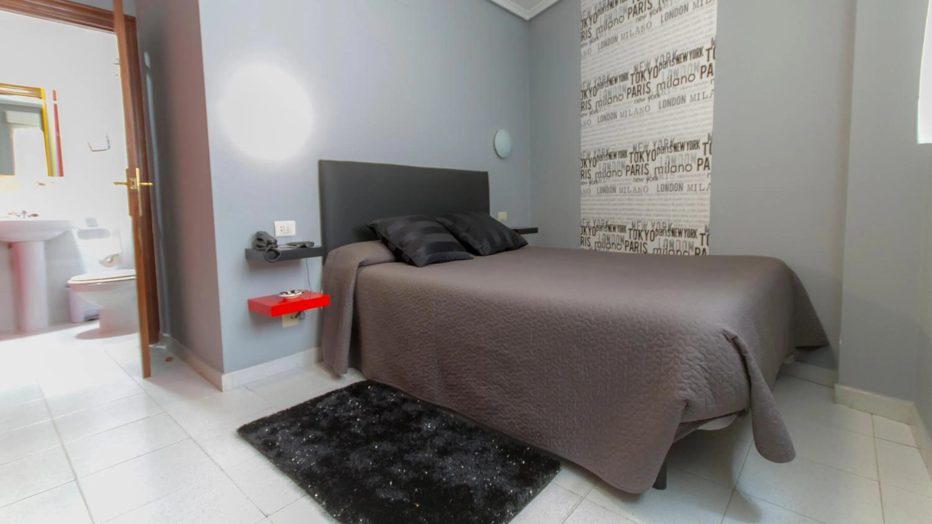 Bedroom, Bed in Pensión La Mar