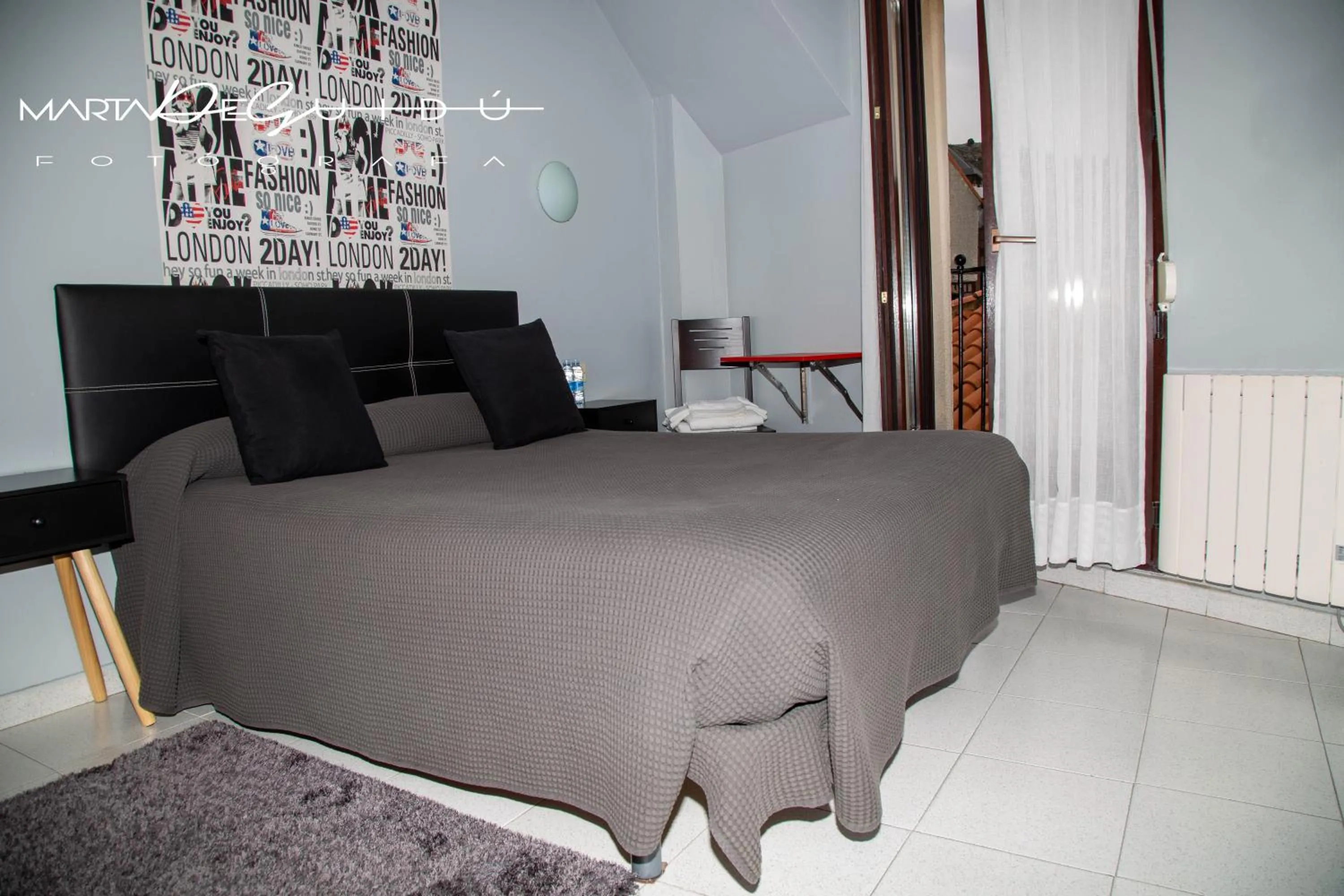 Bed in Pensión La Mar