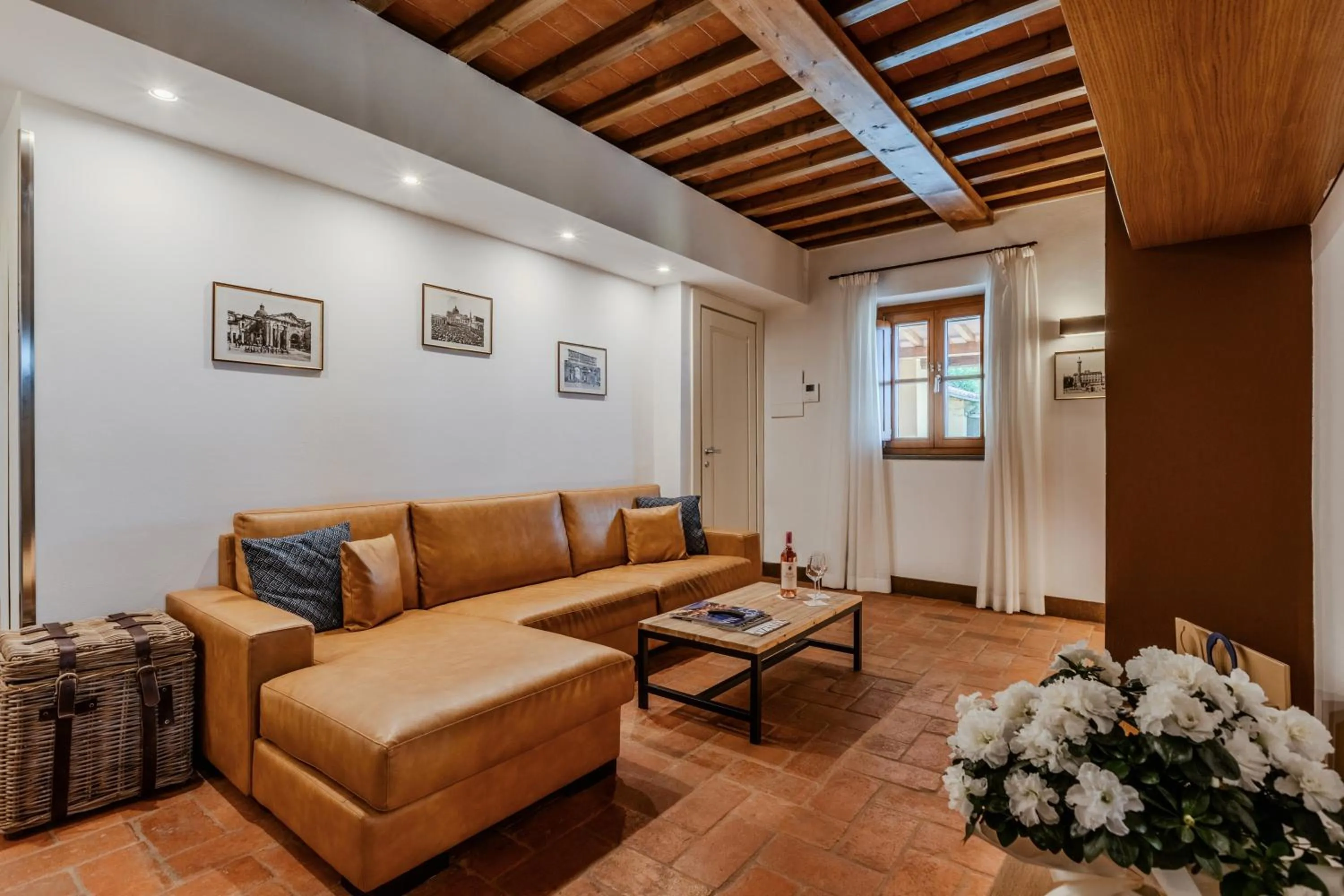 Living room in Villa Tolomei Hotel & Resort