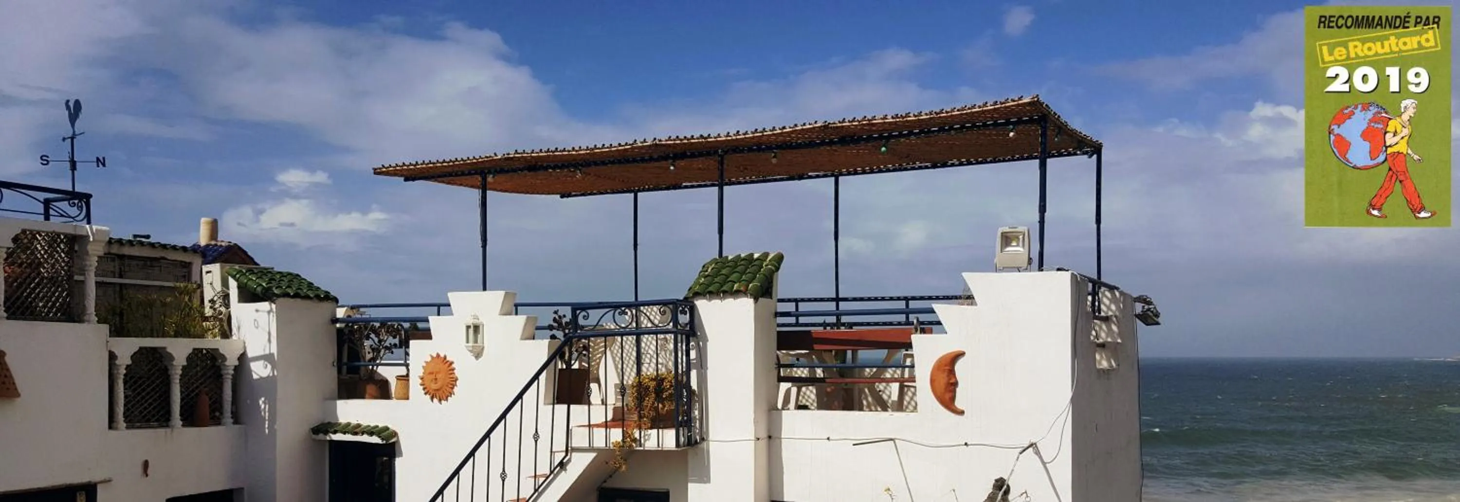 Balcony/Terrace in Riad Le Cheval Blanc