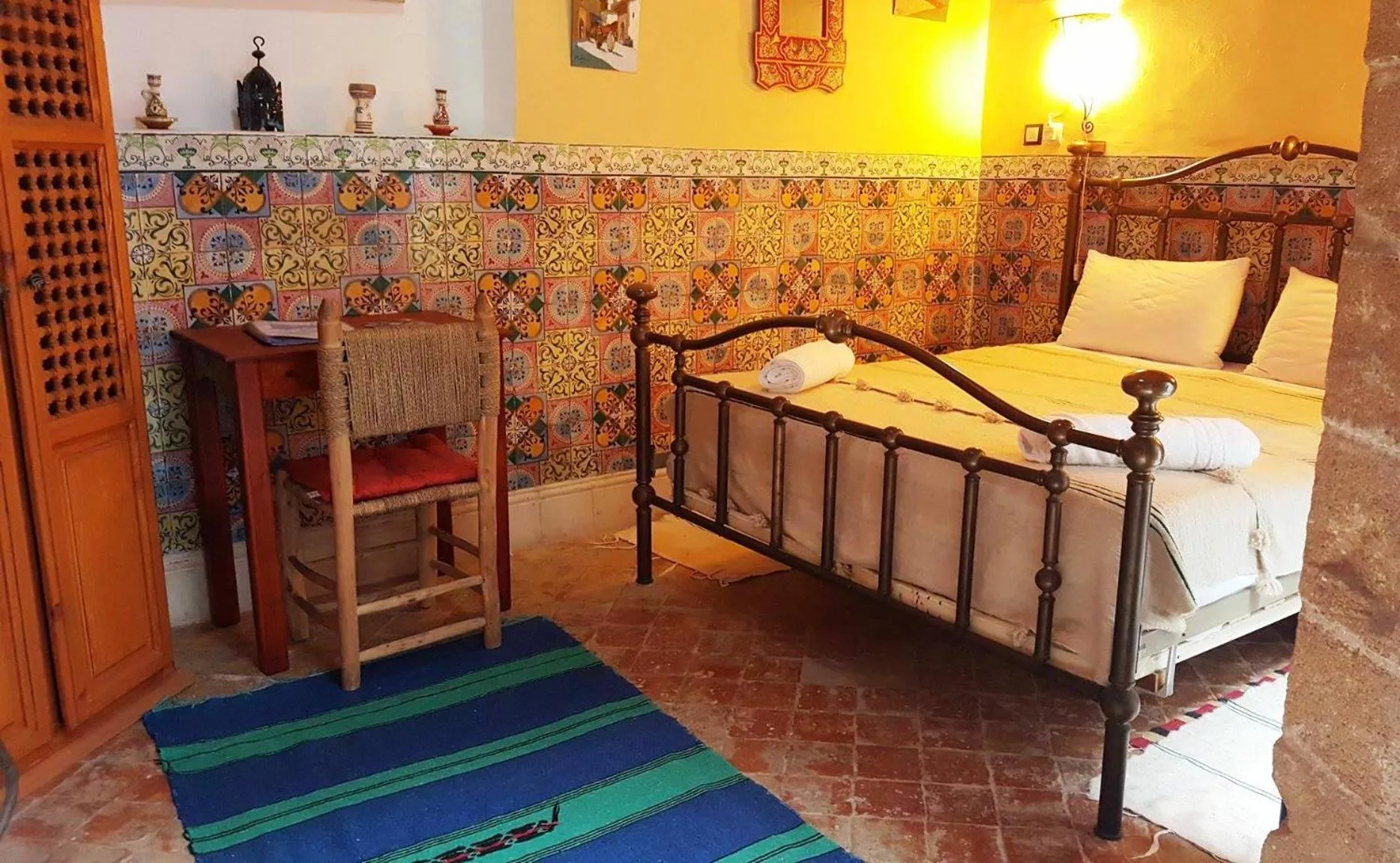 Bedroom, Bed in Riad Le Cheval Blanc