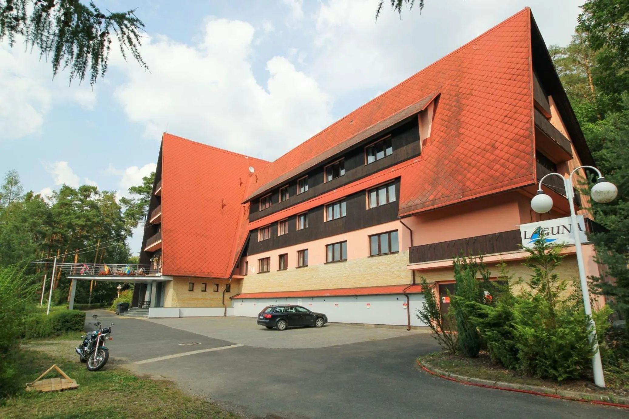 Property building in Hotel Laguna Slapy