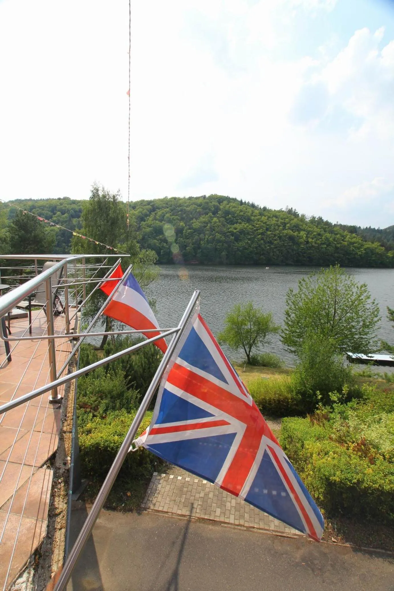 Garden view in Hotel Laguna Slapy