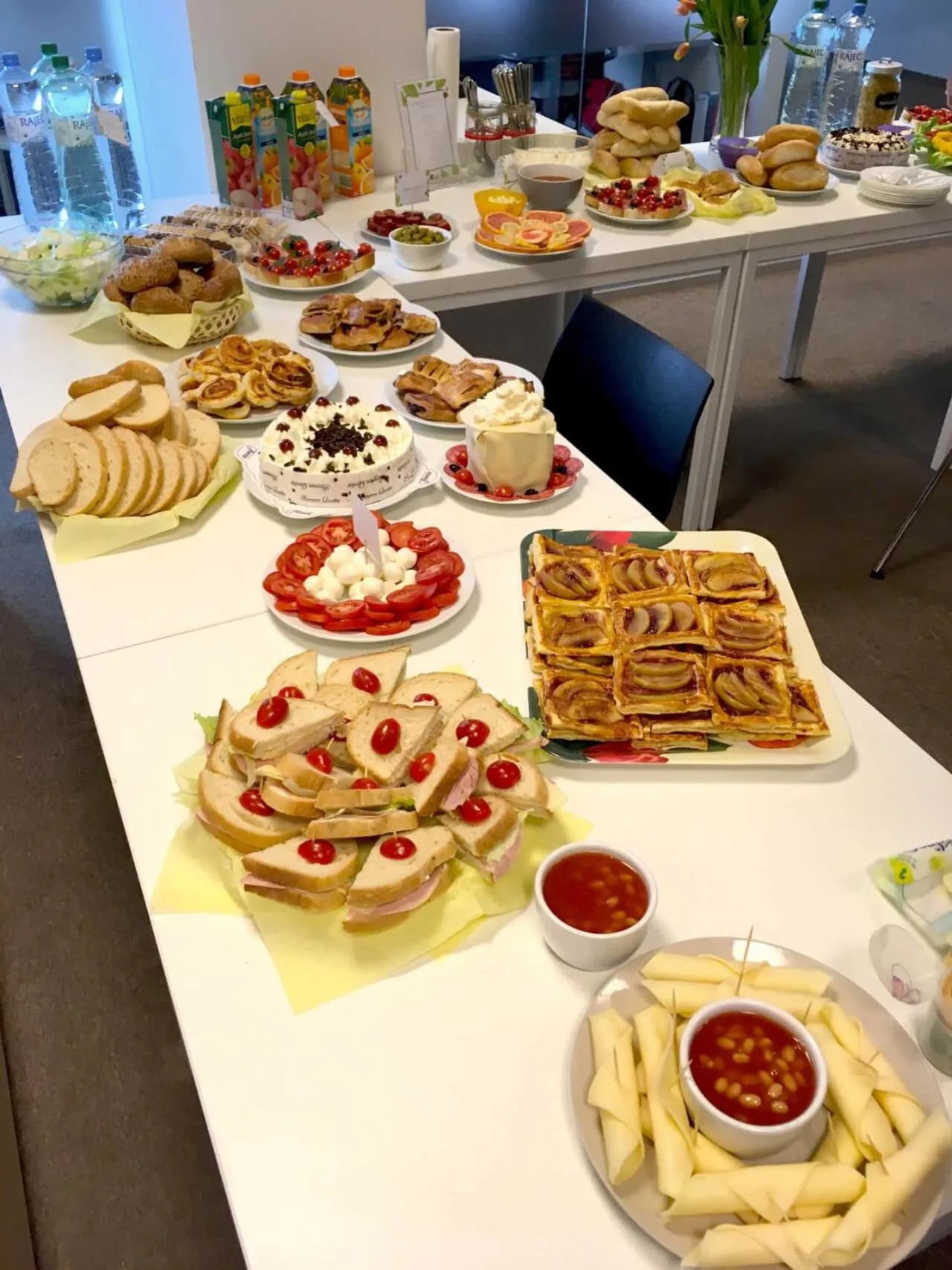 Breakfast in Hotel Laguna Slapy