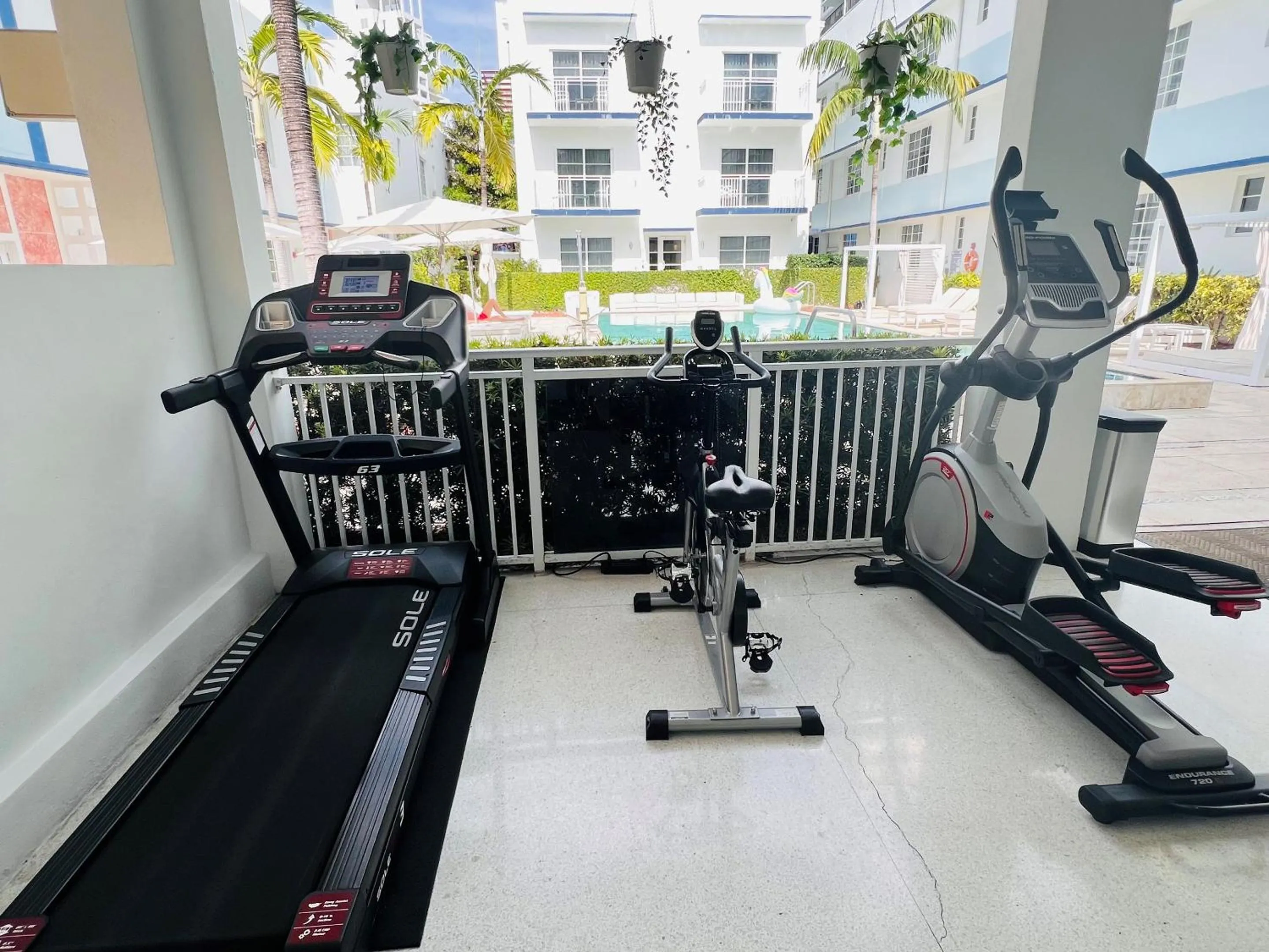 Fitness centre/facilities in Pestana South Beach Hotel