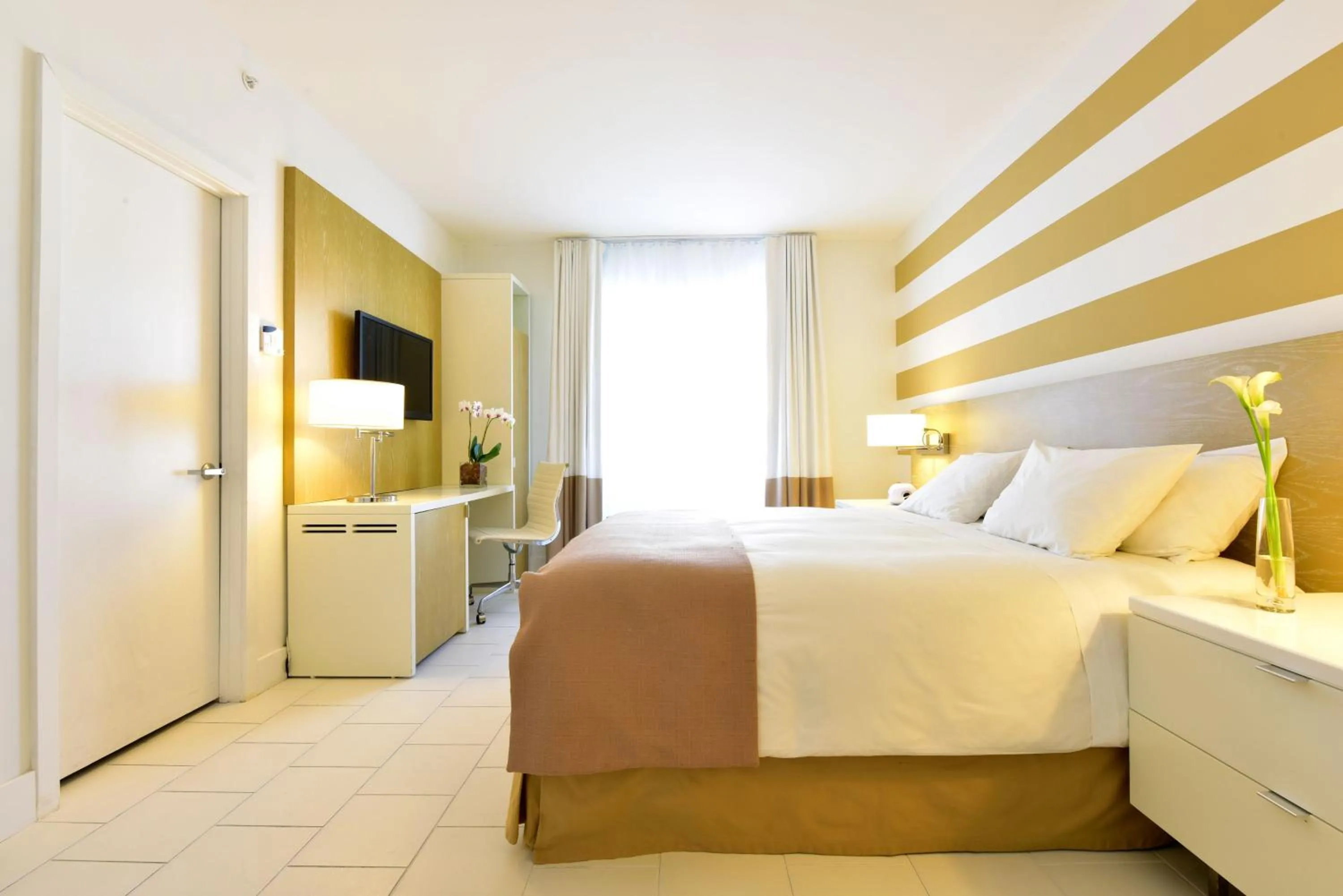 Bed in Pestana South Beach Hotel