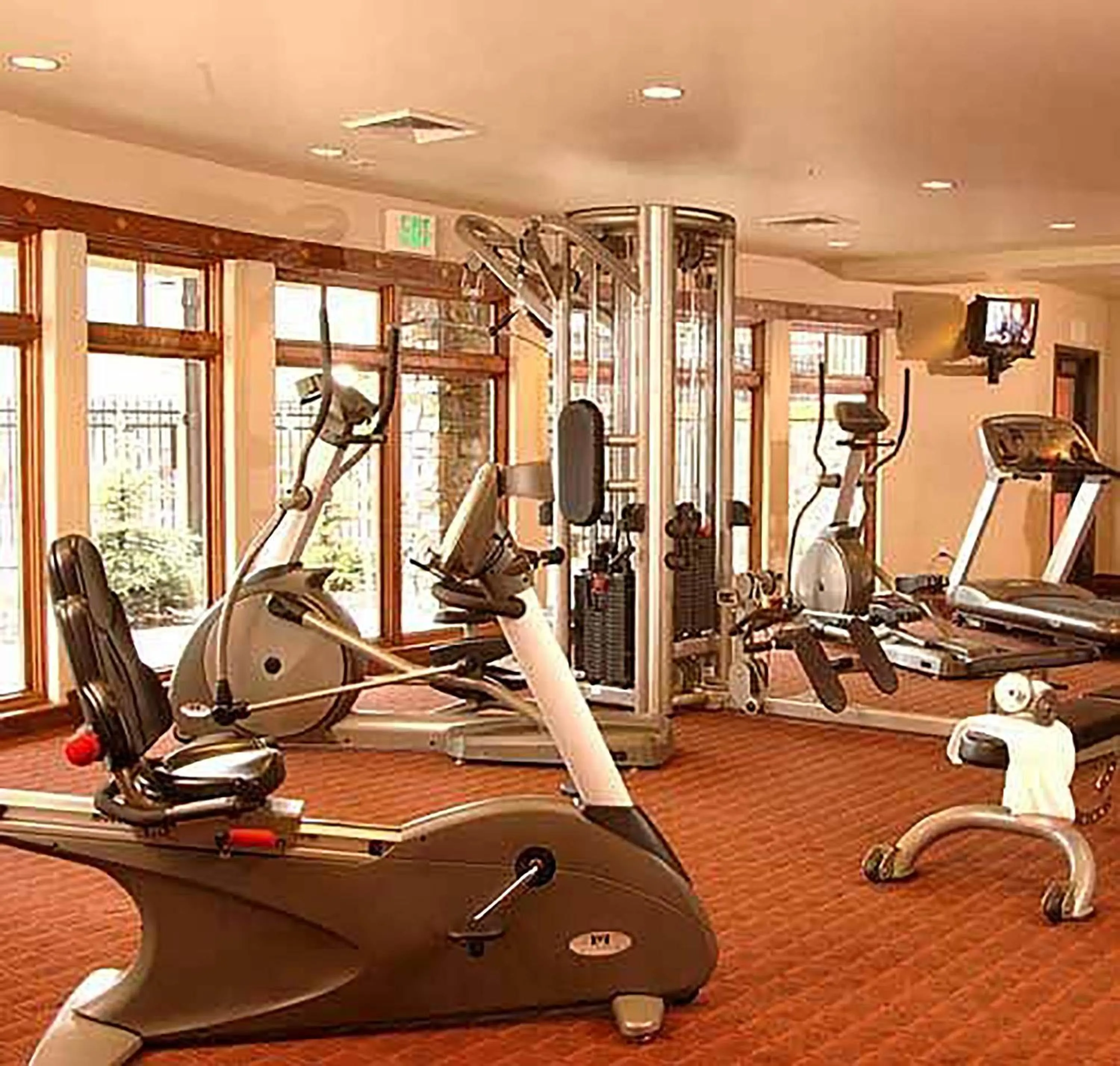 Fitness centre/facilities in Raintree's The Miners Club Park City