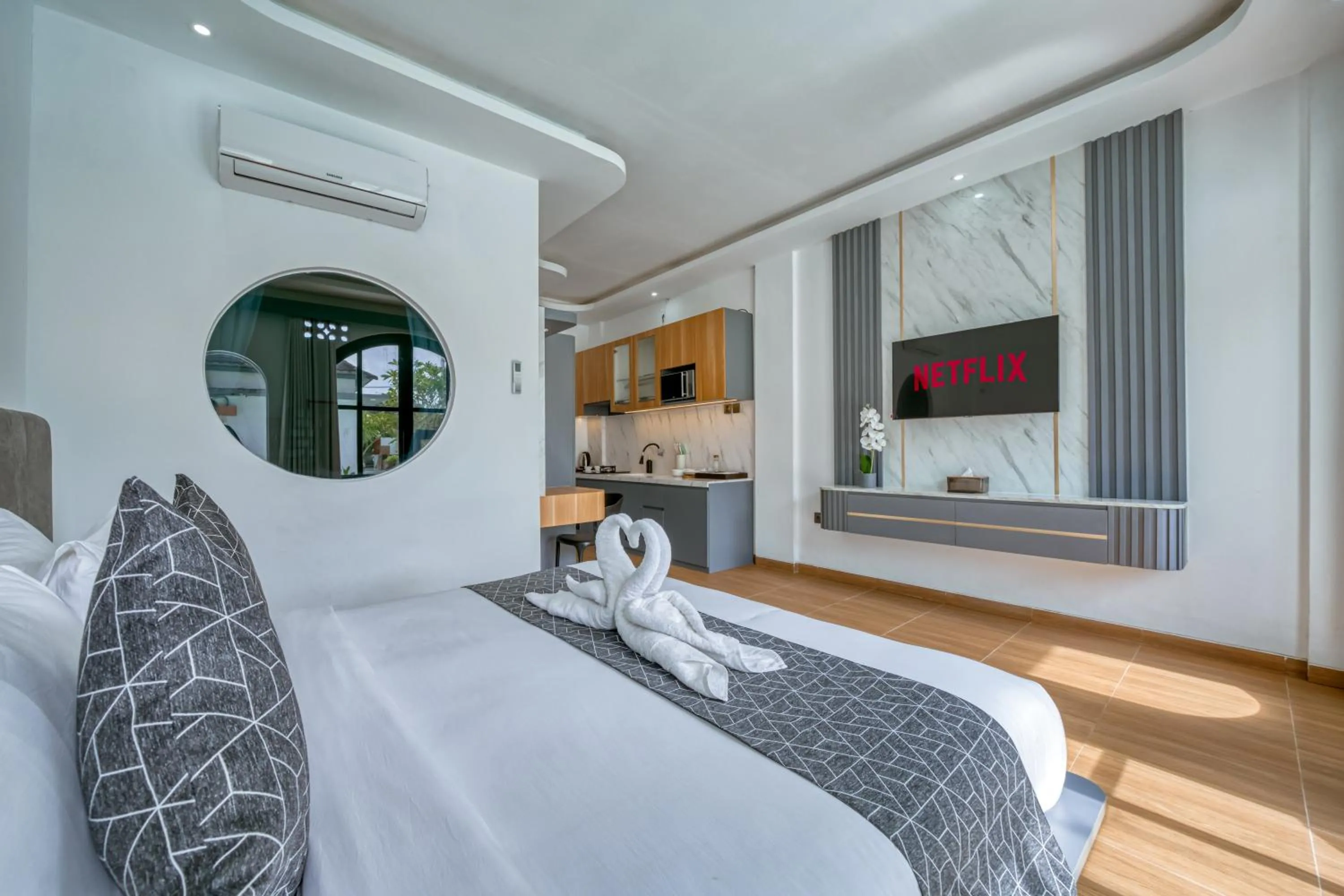 Bed in Cipta Hotel Uluwatu