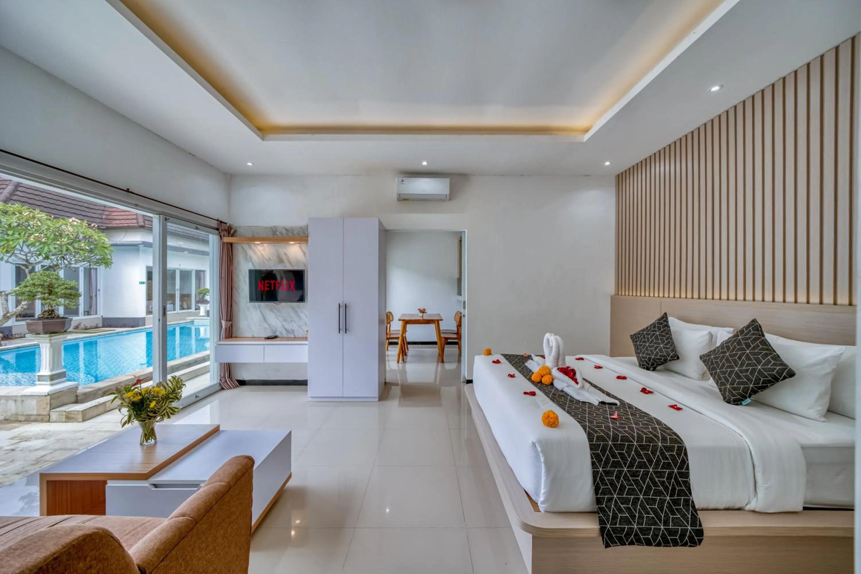 Bed in Cipta Hotel Uluwatu