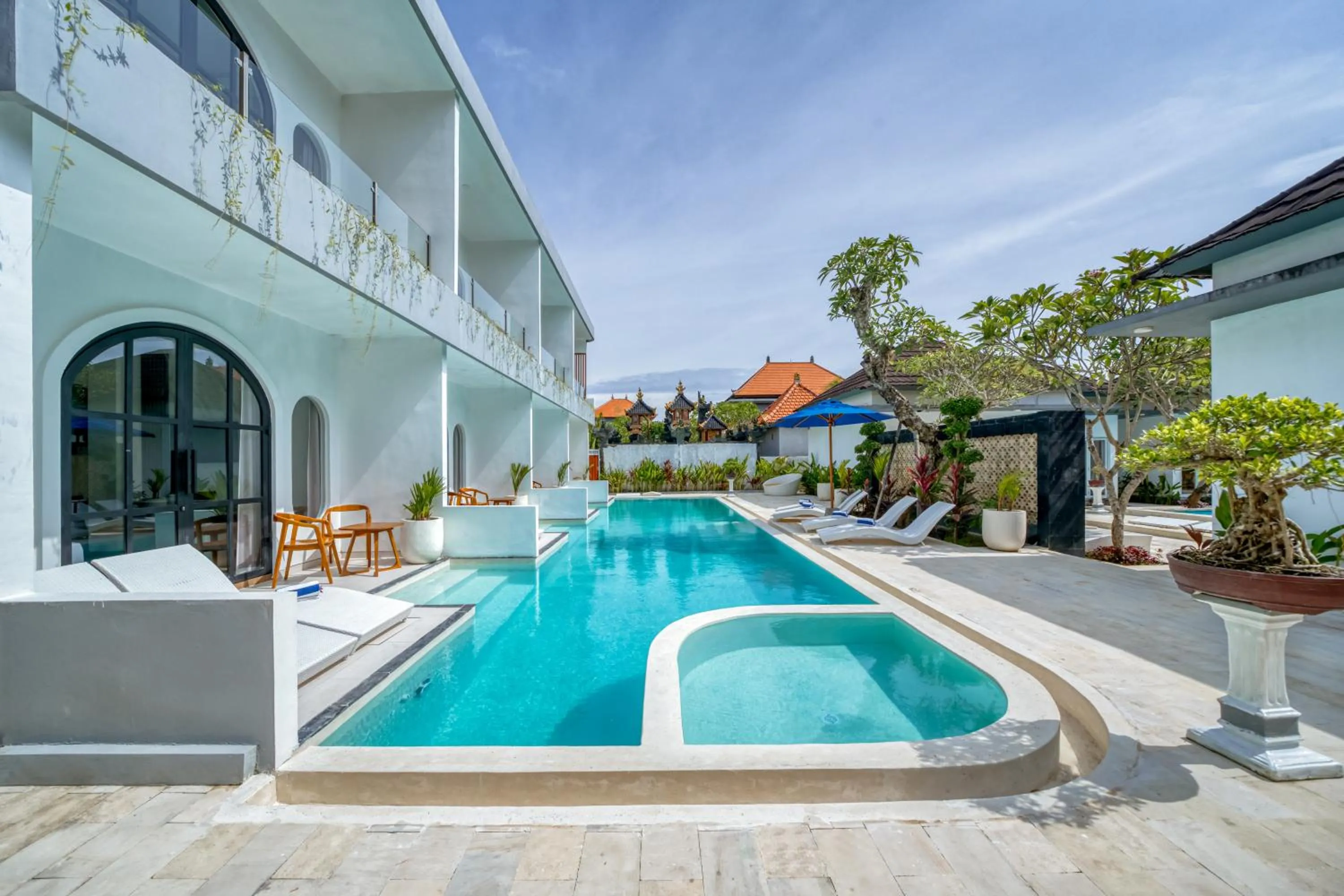 Pool view in Cipta Hotel Uluwatu