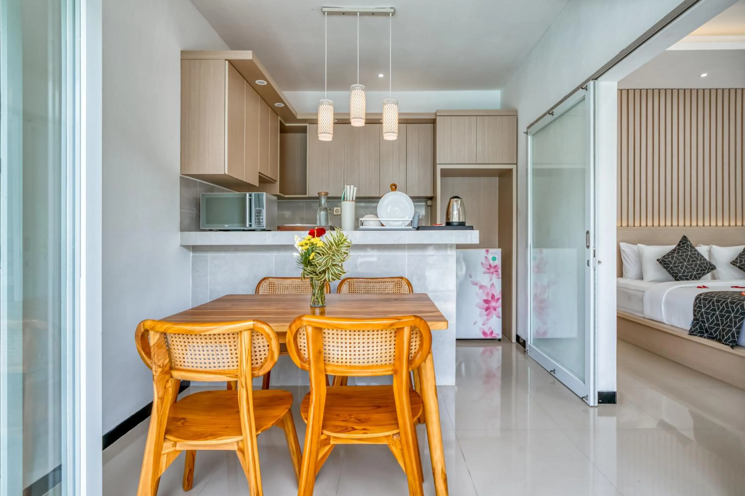Kitchen or kitchenette in Cipta Hotel Uluwatu