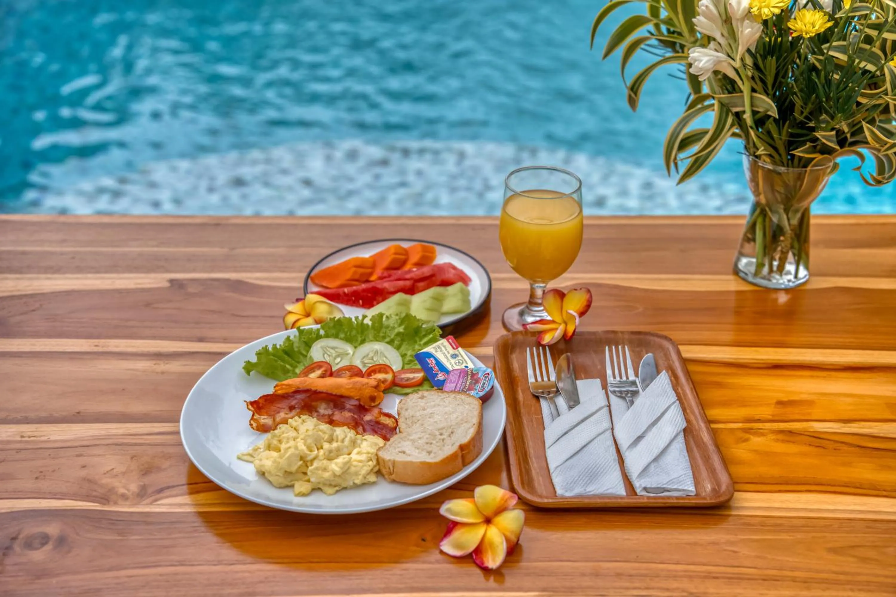 Breakfast in Cipta Hotel Uluwatu