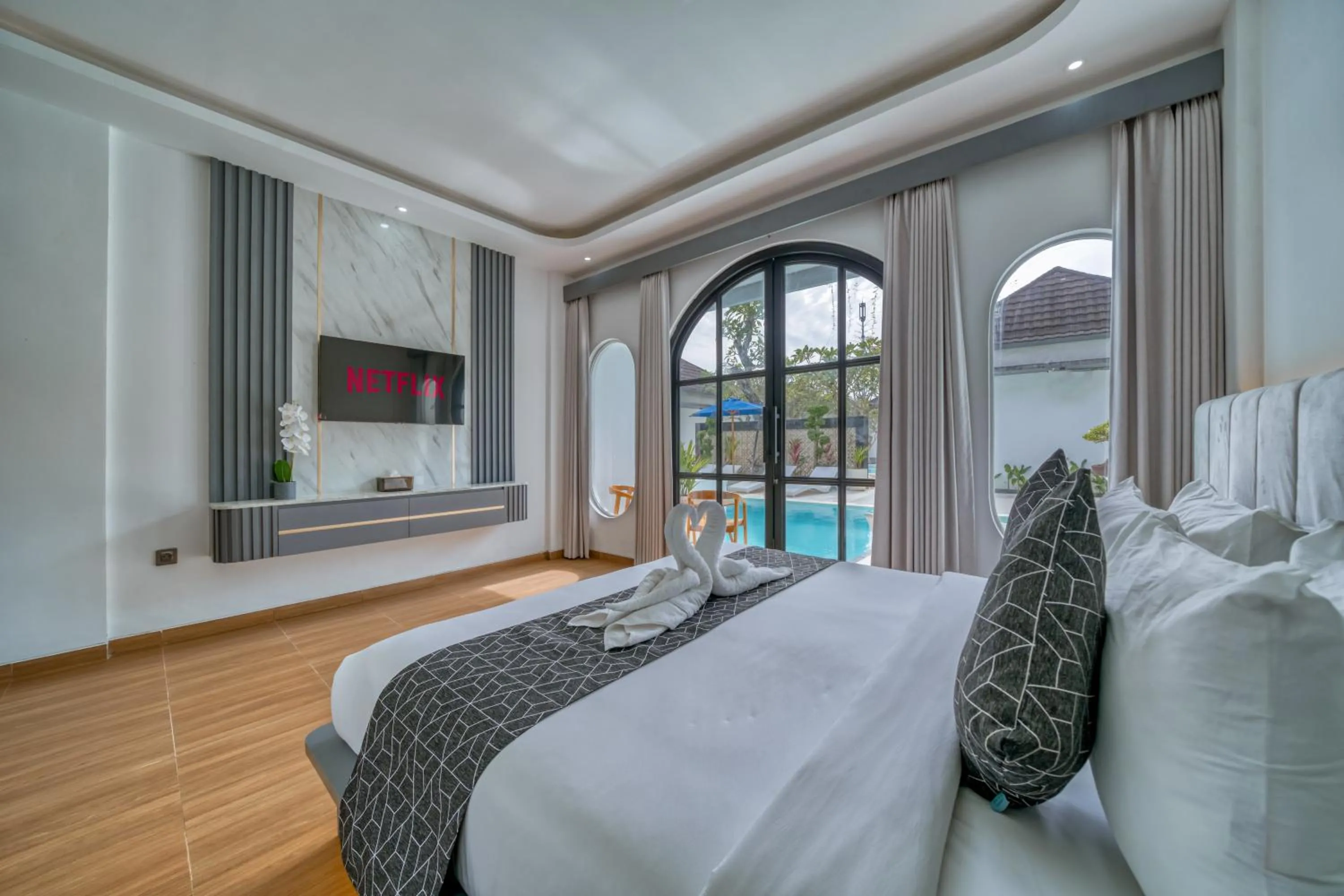 Bed in Cipta Hotel Uluwatu