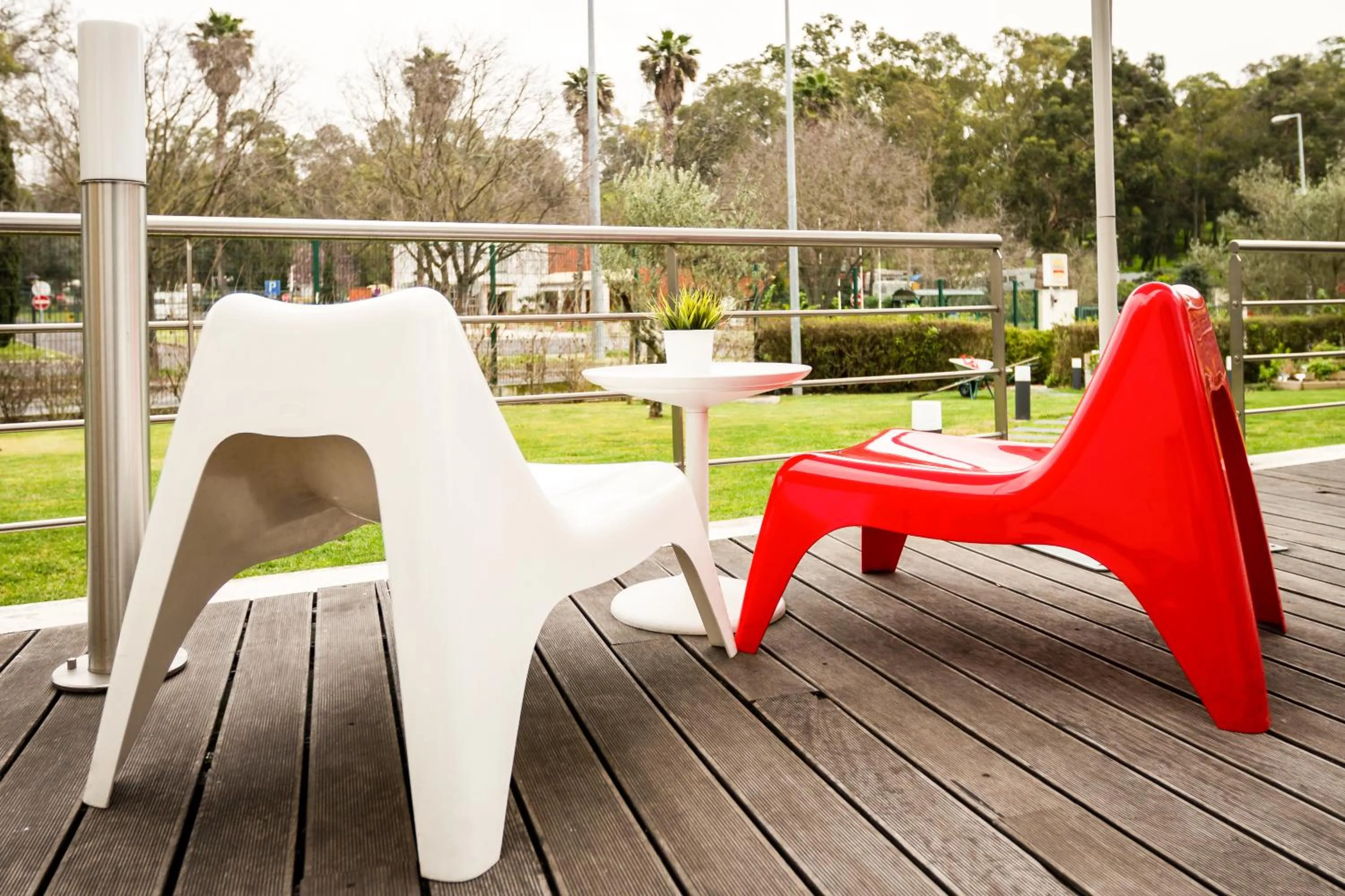 Balcony/Terrace in Hotel ibis Lisboa Alfragide