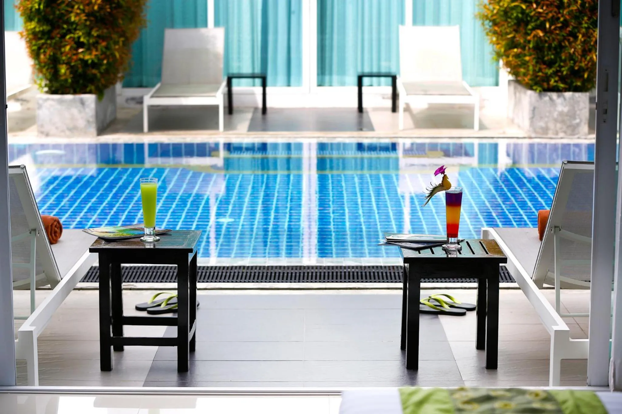 Swimming pool in The Palmery Resort