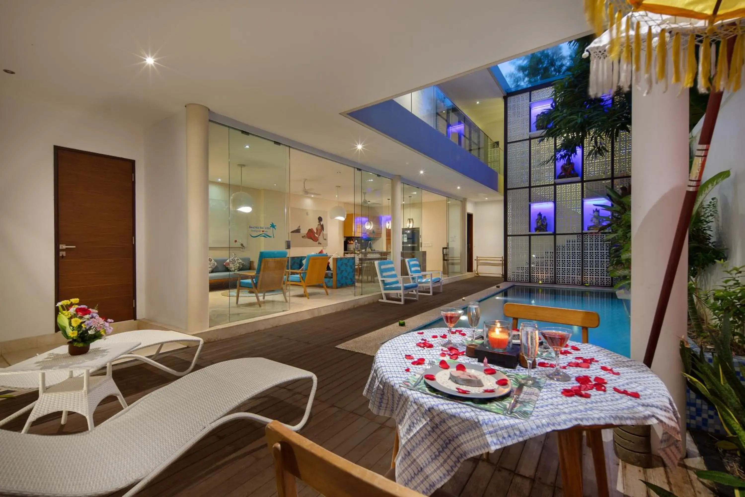 Pool view in Beautiful Bali Villas Pool view in Beautiful Bali Villas