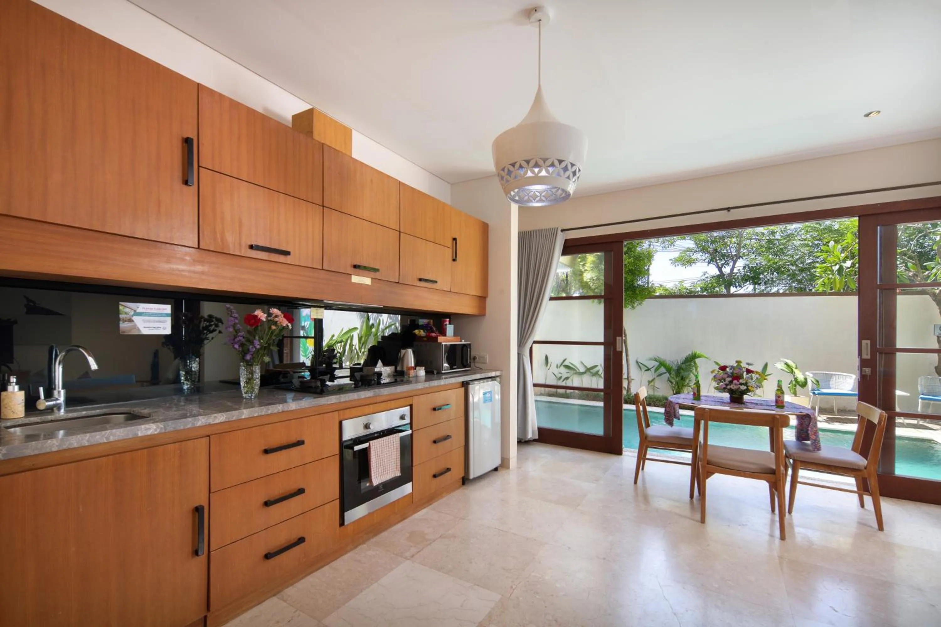 Kitchen or kitchenette in Beautiful Bali Villas