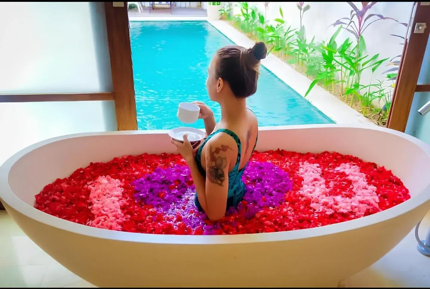 Swimming pool in Beautiful Bali Villas Swimming pool in Beautiful Bali Villas