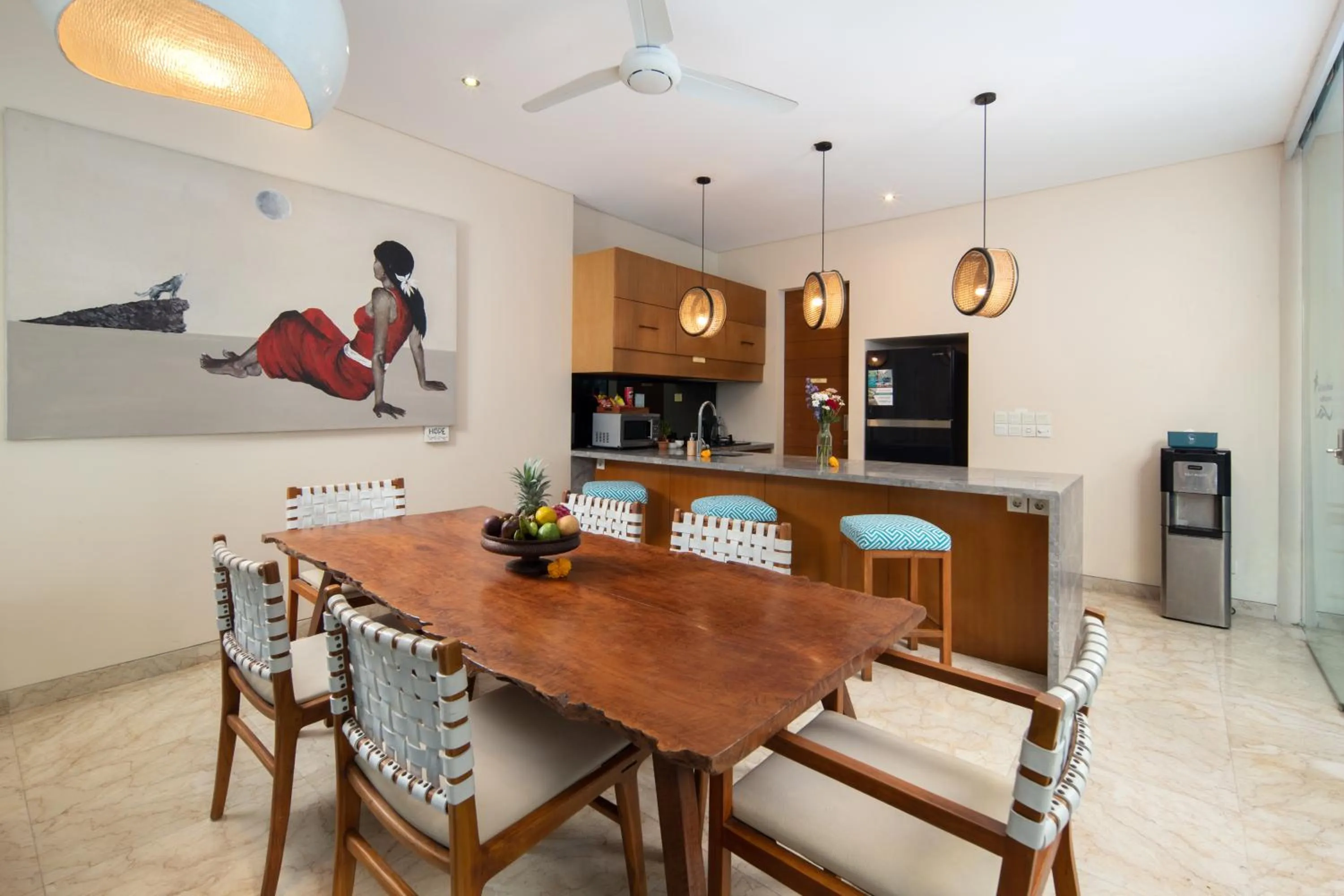 Kitchen or kitchenette in Beautiful Bali Villas