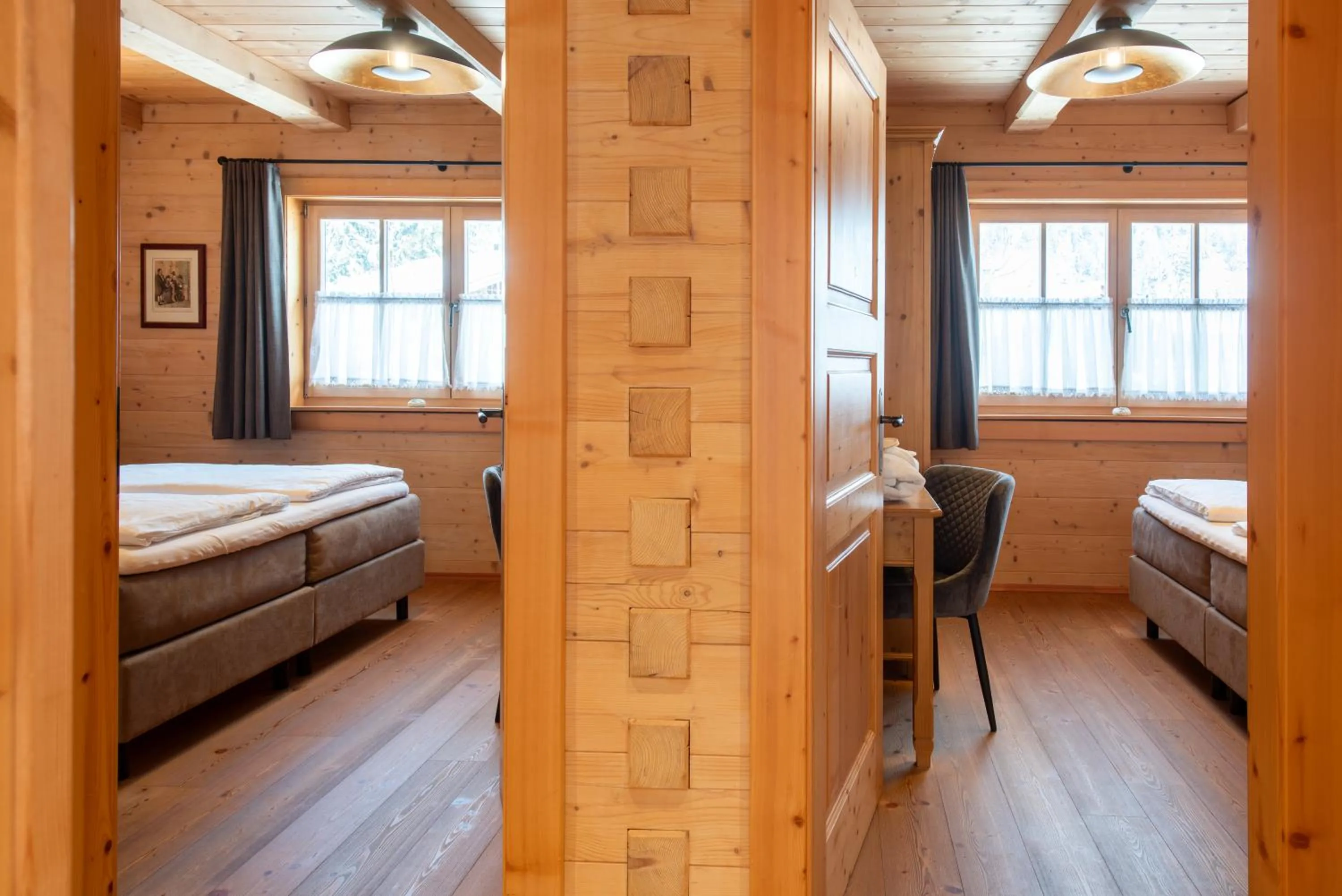 Bedroom, Bed in Chalets & Apartments Beim Waicher zwischen Salzburg und Chiemsee
