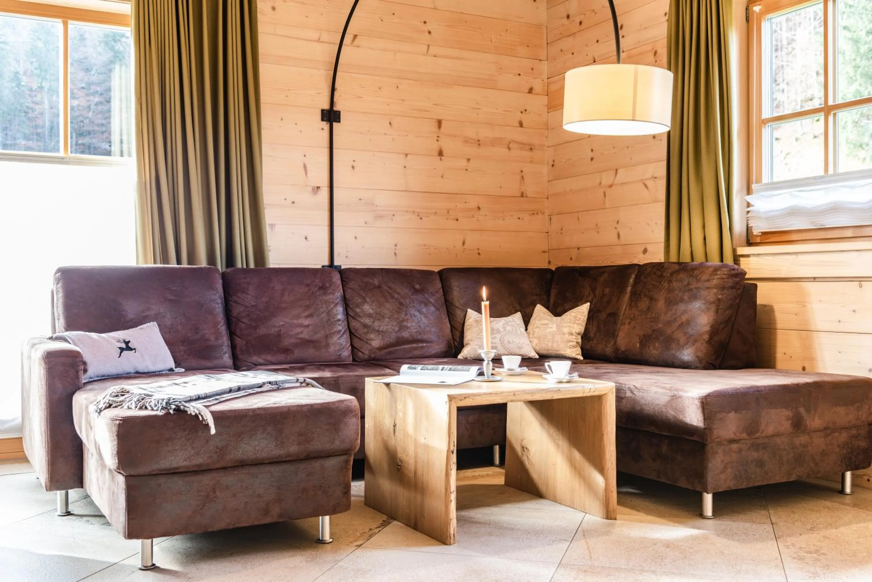 Living room in Chalets & Apartments Beim Waicher zwischen Salzburg und Chiemsee