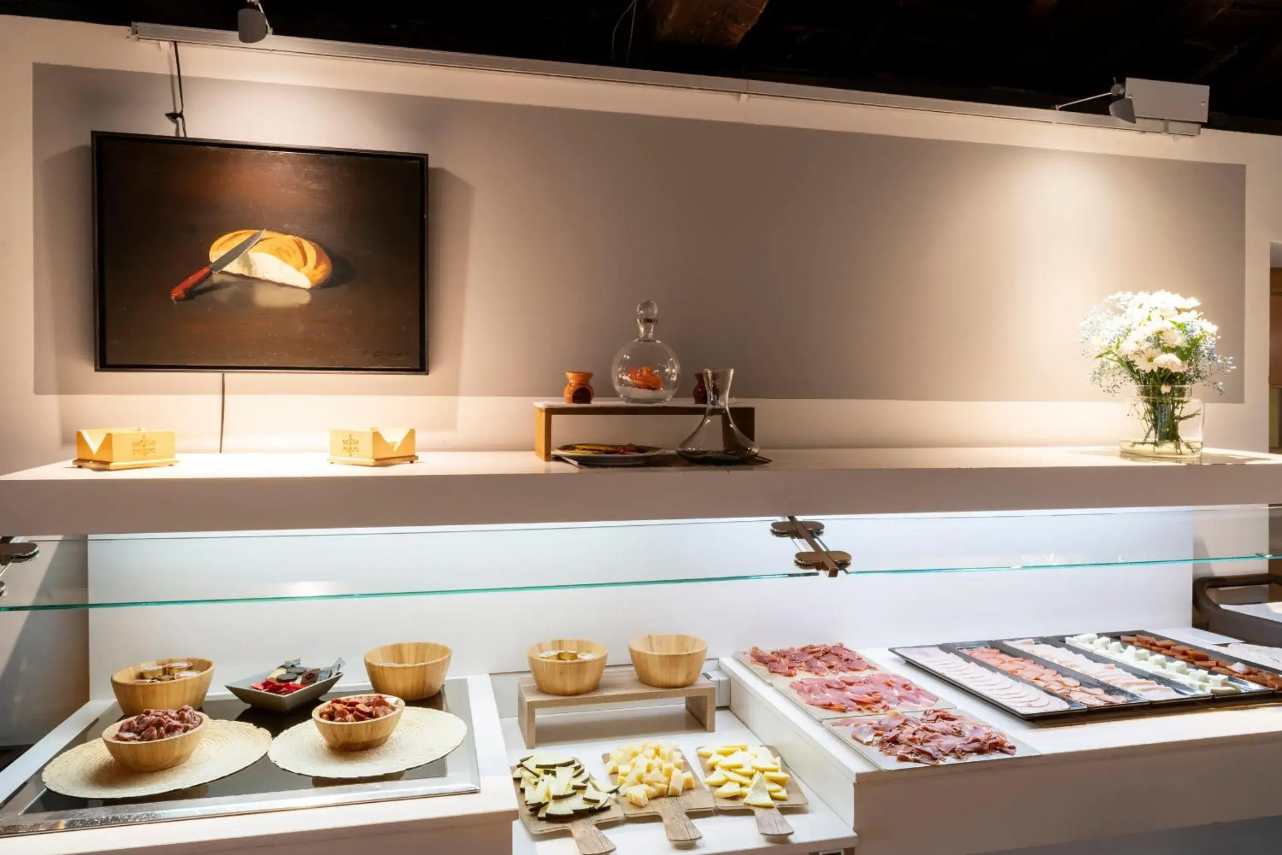 Buffet breakfast in Parador de Argómaniz Buffet breakfast in Parador de Argómaniz