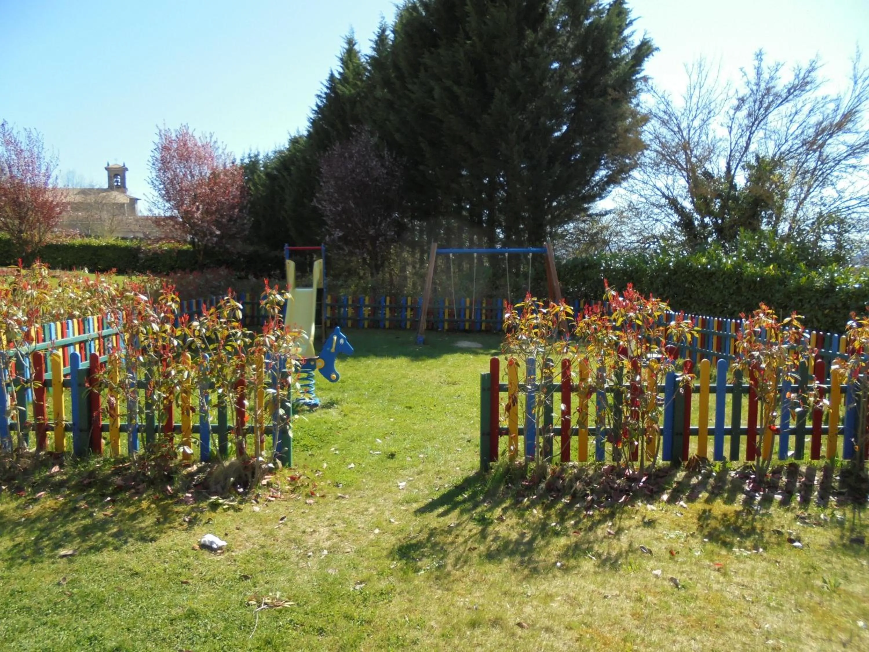 Children play ground in Parador de Argómaniz