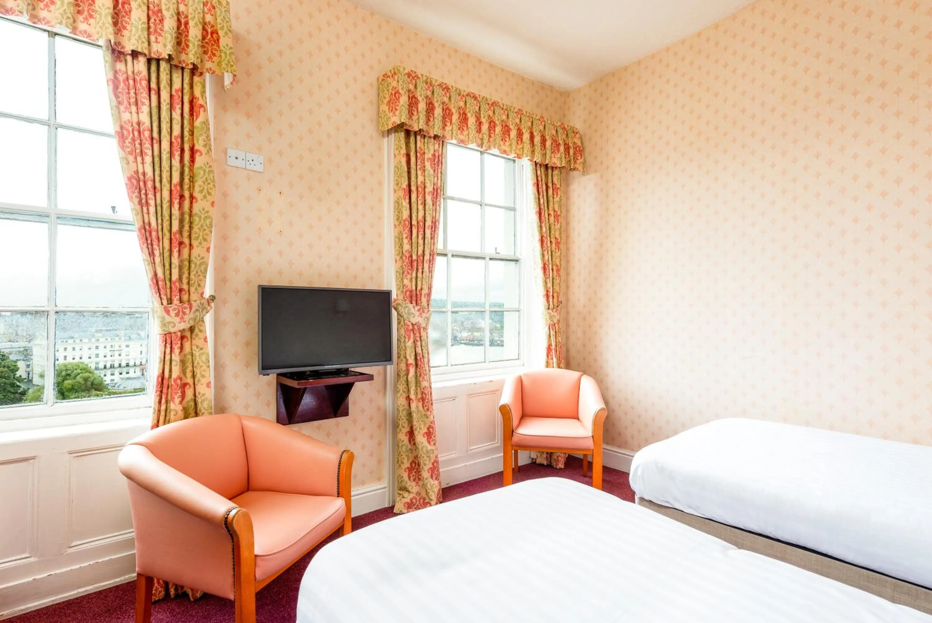 Bed in The Esplanade Hotel