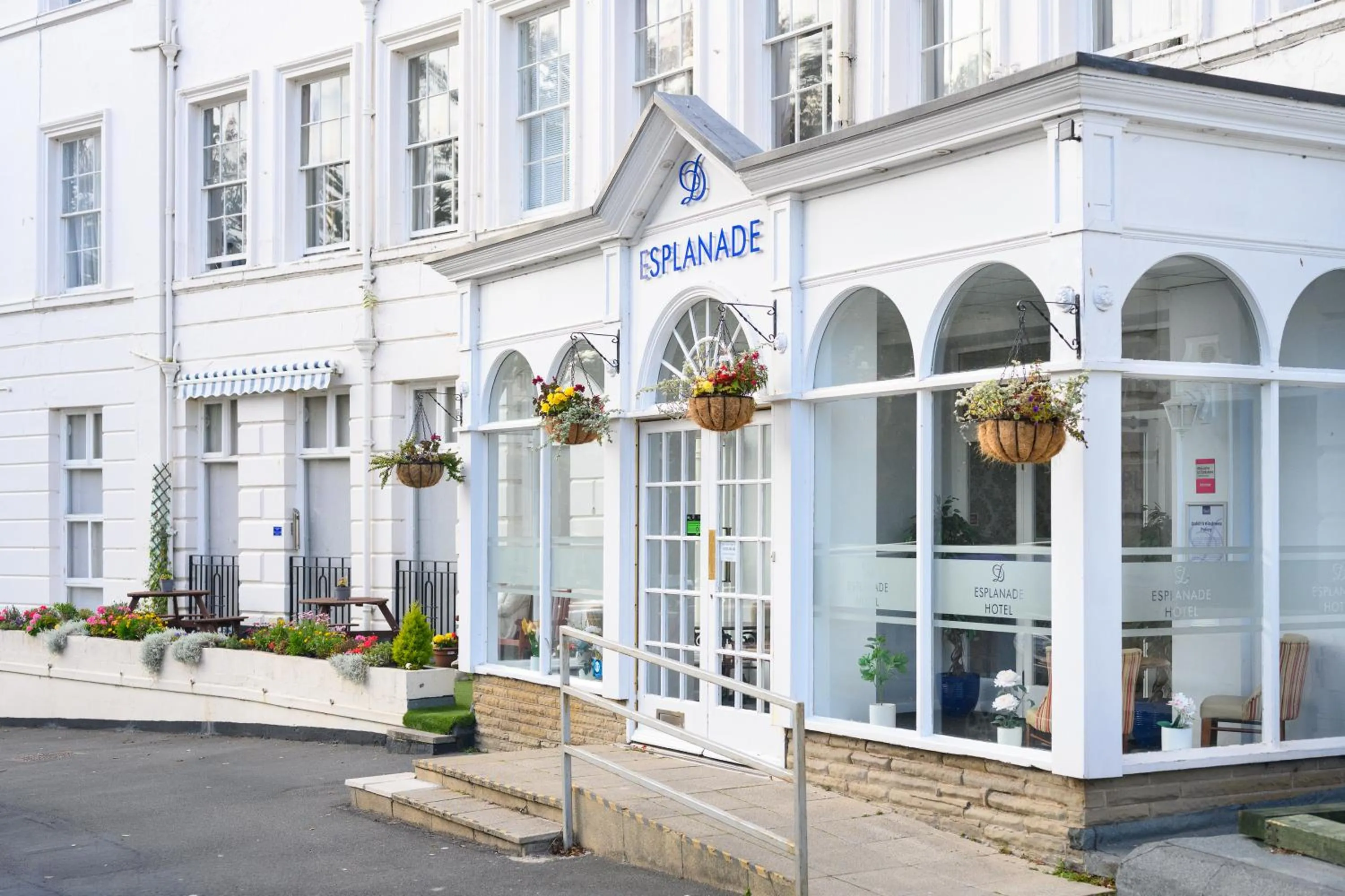 Facade/entrance in The Esplanade Hotel