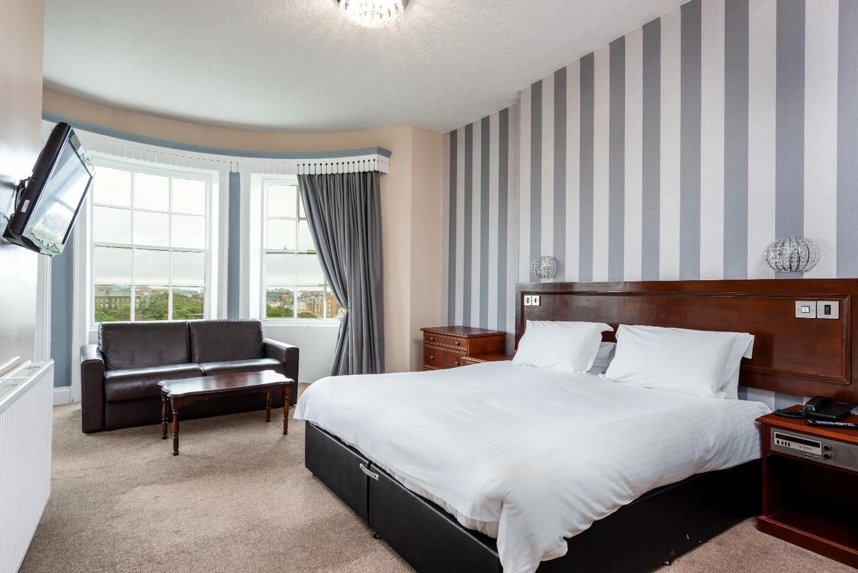 Bed in The Esplanade Hotel