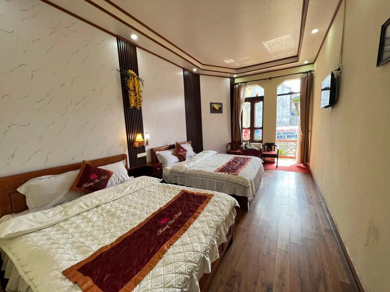 Bed in Lotus Hotel