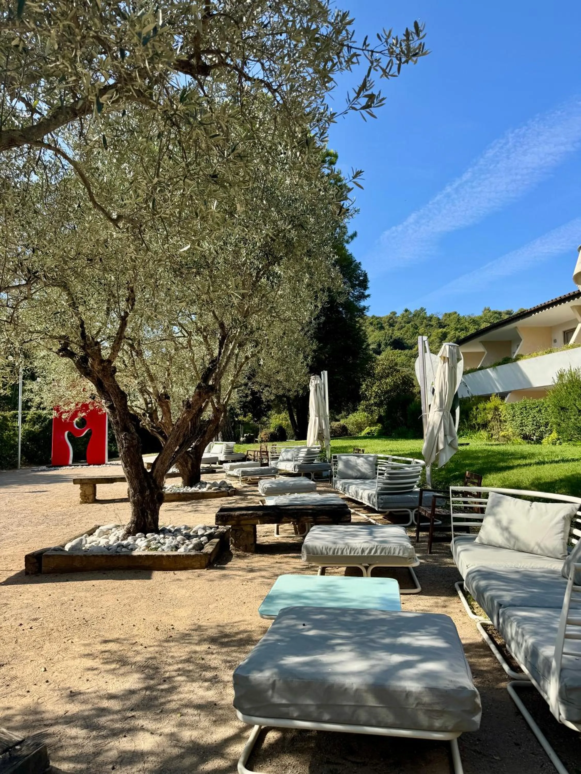 Garden in Hotel Restaurant La Vague de Saint Paul