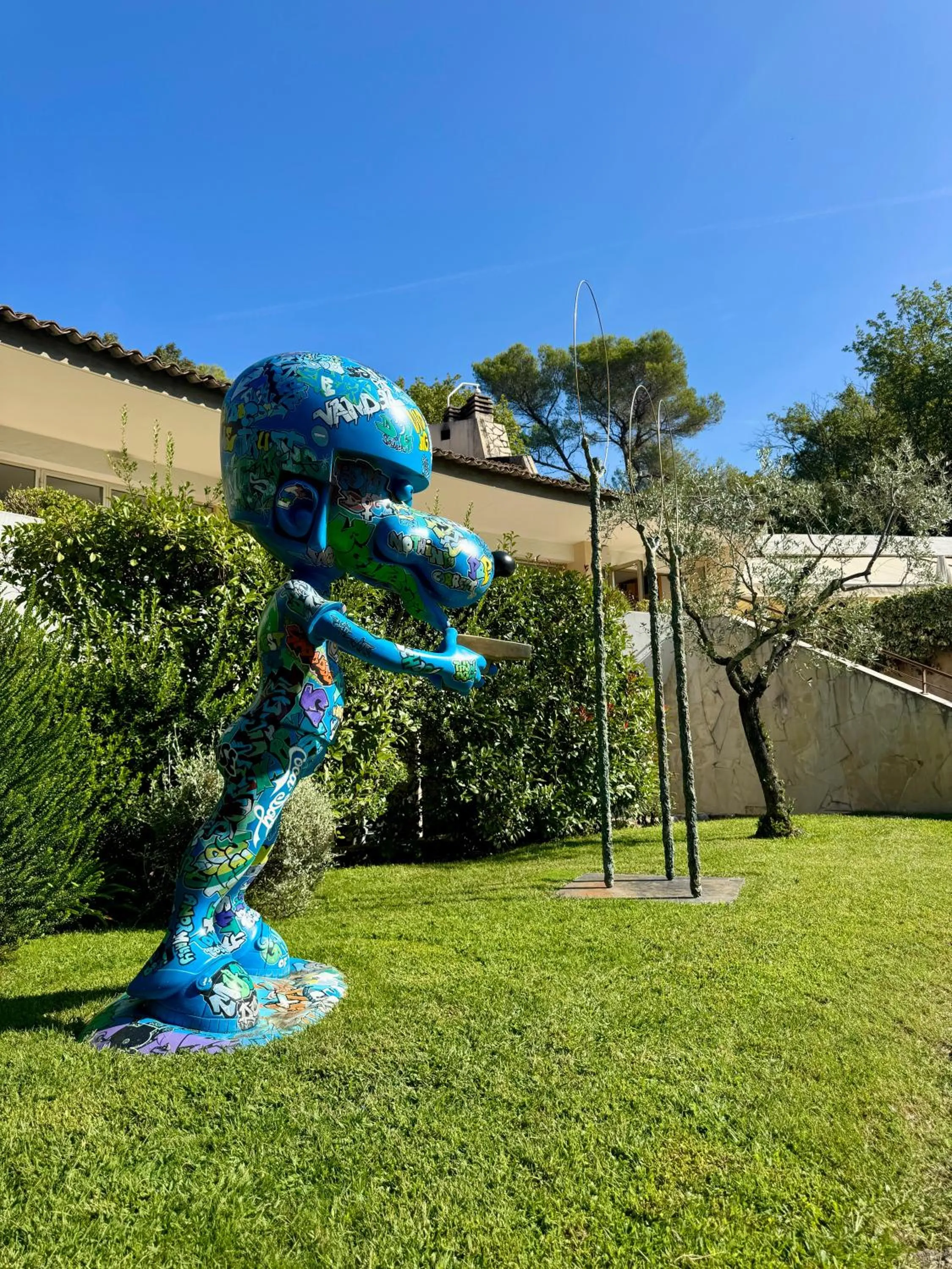 Garden in Hotel Restaurant La Vague de Saint Paul