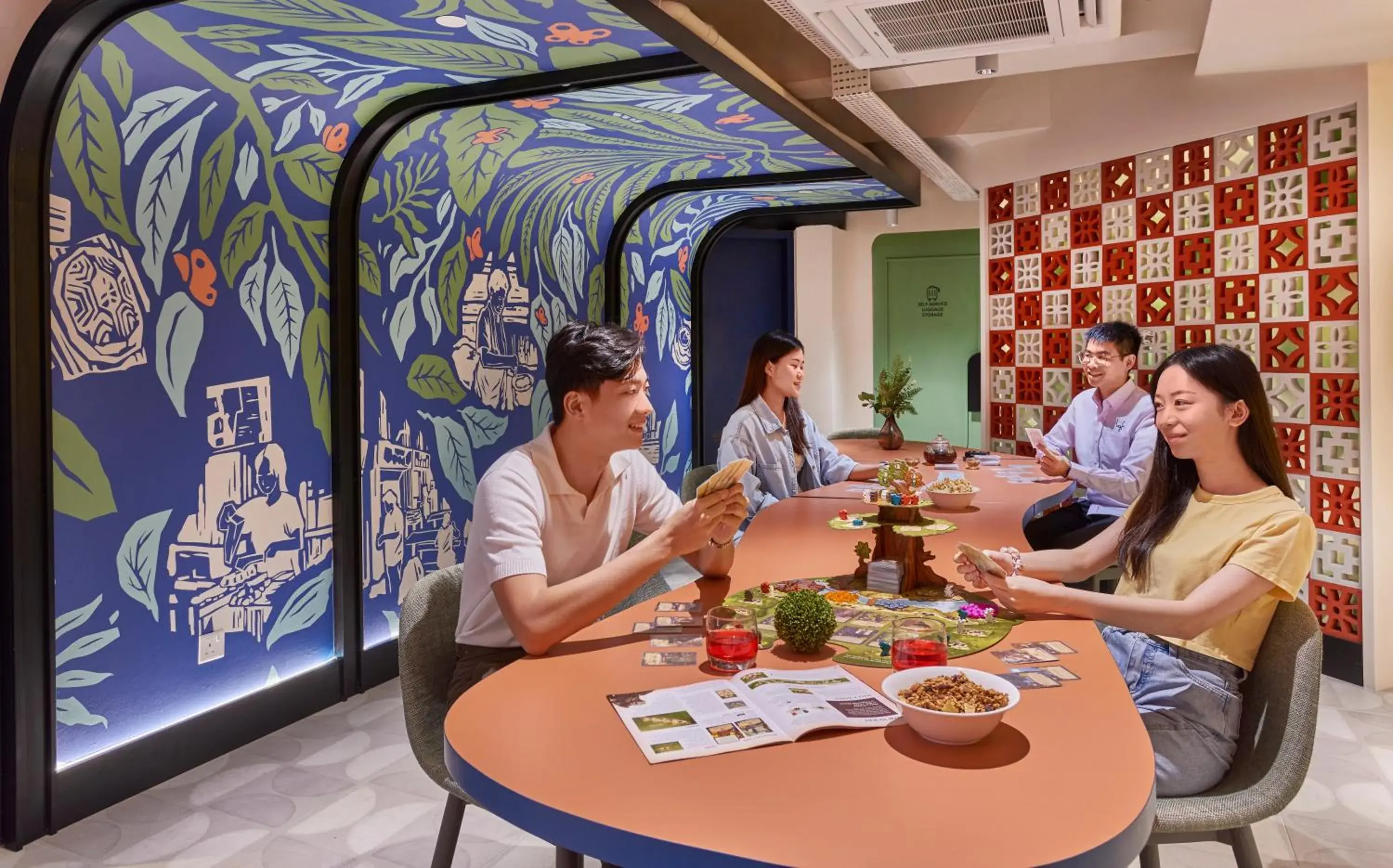 Lobby or reception in lyf Bugis Singapore managed by The Ascott Ltd Lobby or reception in lyf Bugis Singapore managed by The Ascott Ltd