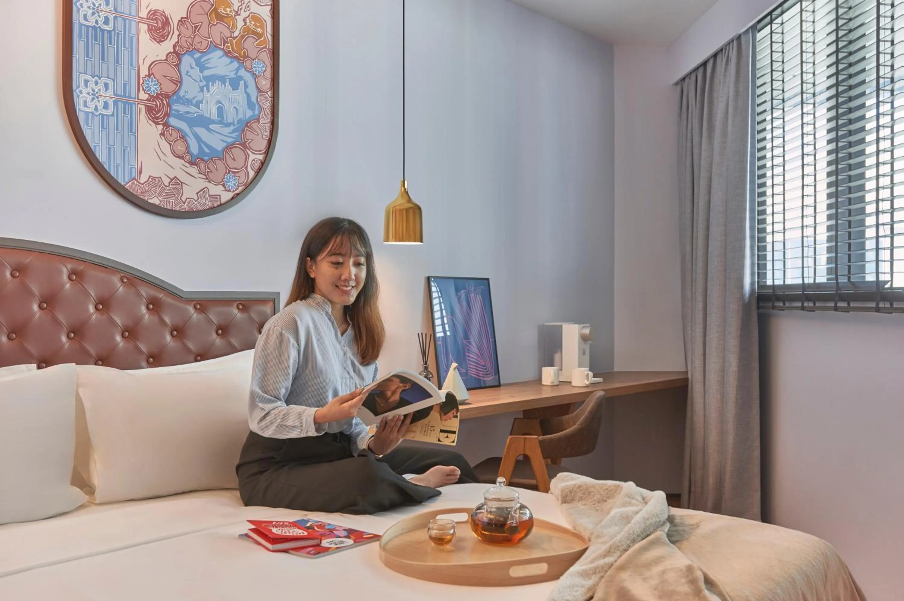 Bed in lyf Bugis Singapore managed by The Ascott Ltd