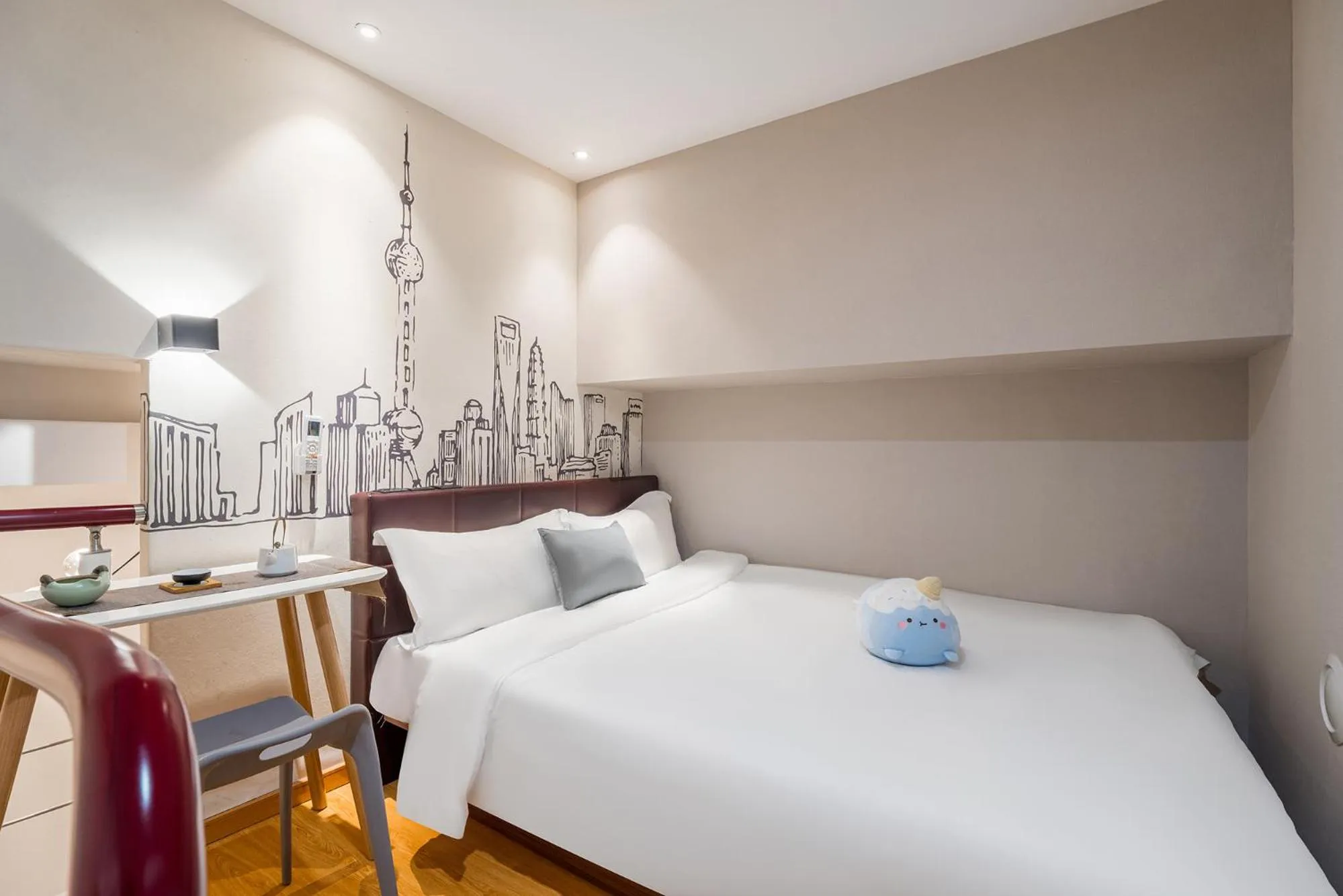 Bed in Meego Yes Hotel