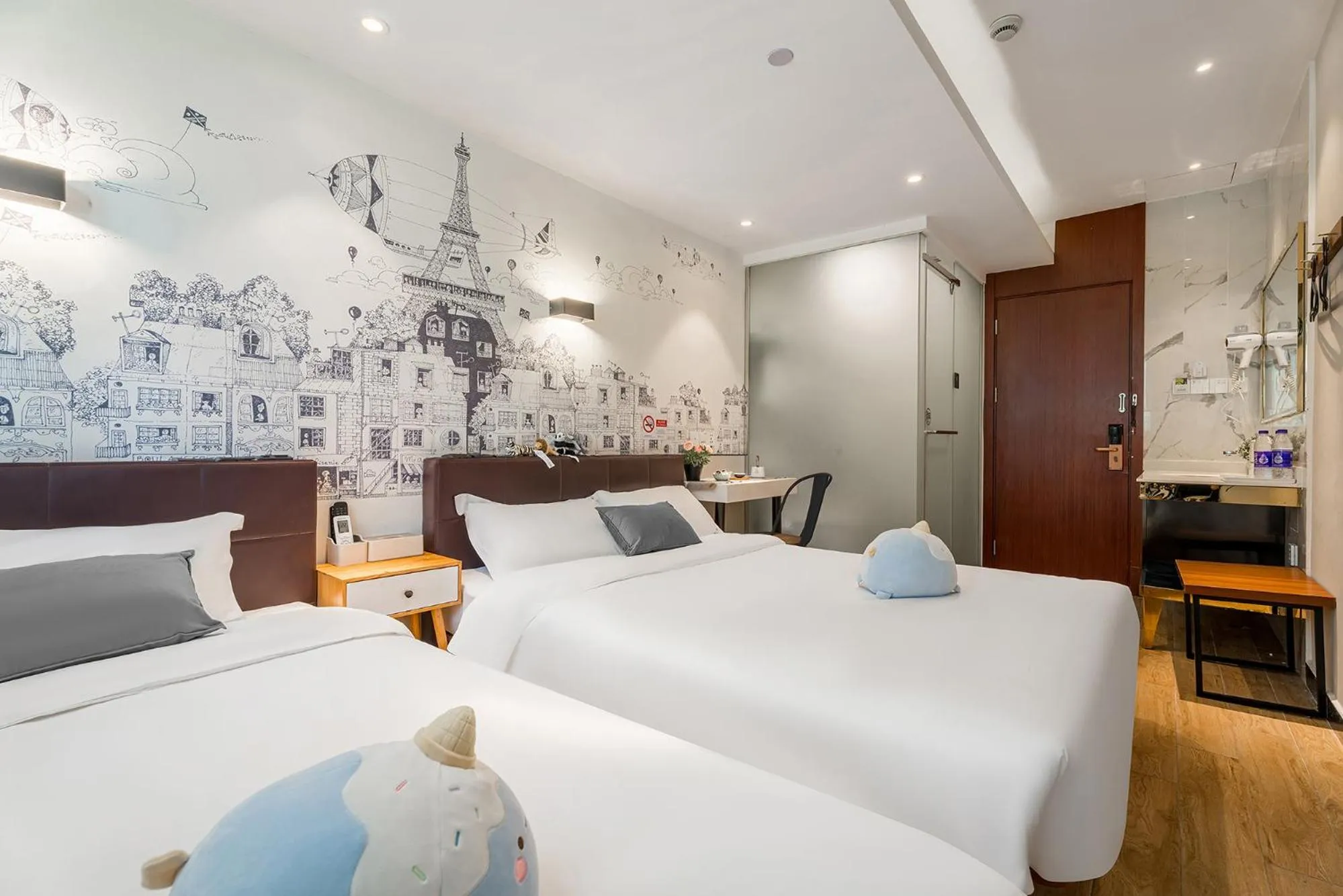 Bed in Meego Yes Hotel