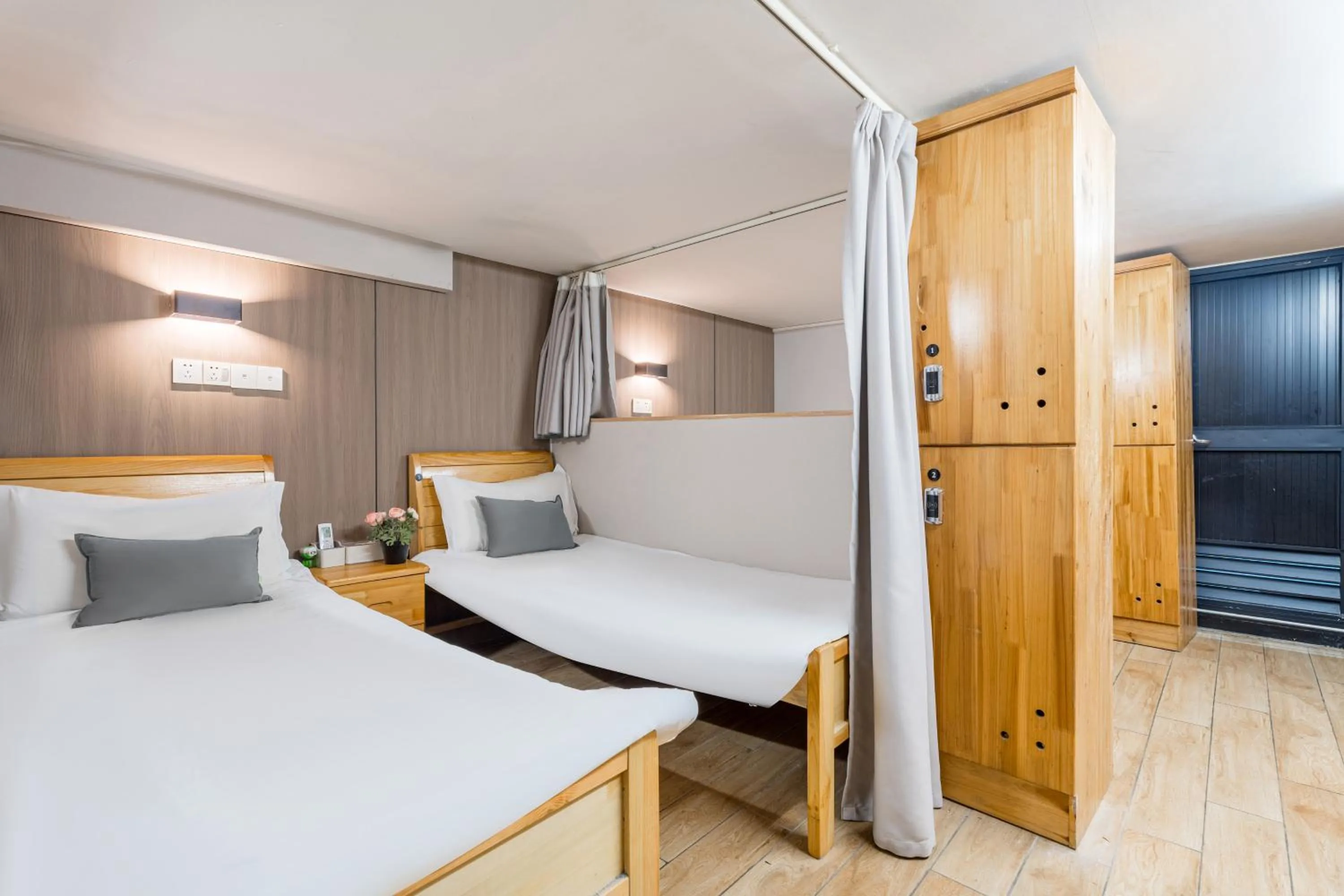 Bed in Meego Yes Hotel