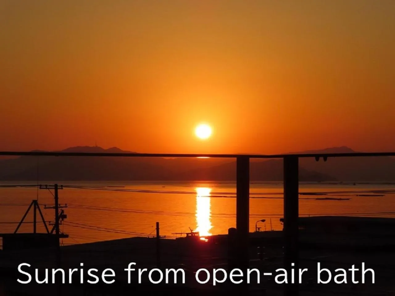 Natural landscape in Ryokan with natural hot springs and okonomiyaki Miyajima-an Hiroshima