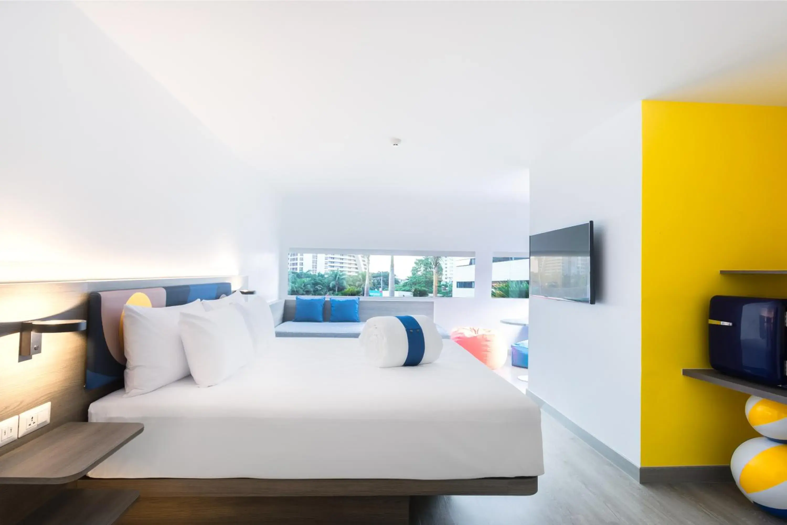Bedroom, Bed in COSI Pattaya Wong Amat Beach - SHA Plus Certified