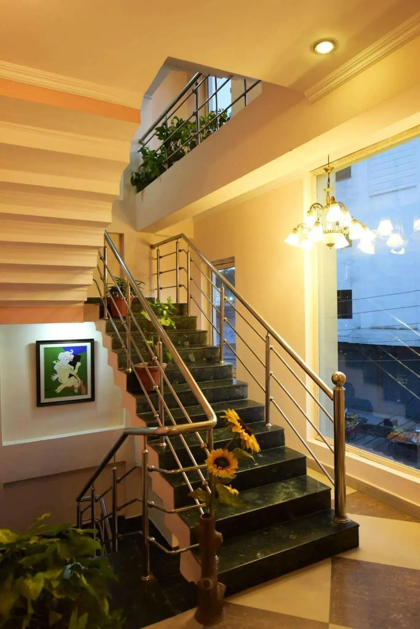 Lobby or reception in Hotel Ganga Vilas Lobby or reception in Hotel Ganga Vilas